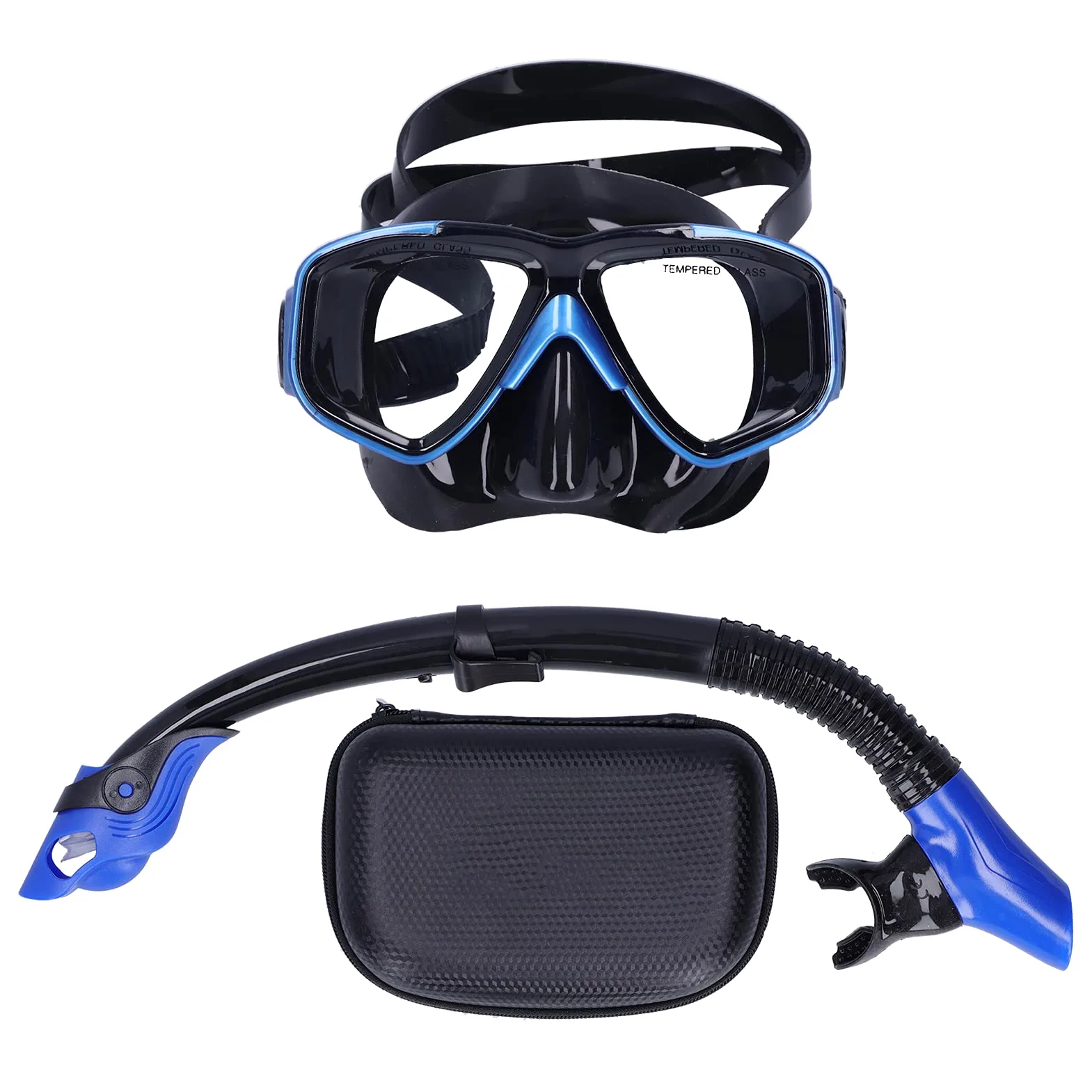 Juego de Gafas de Snorkel con Snorkel Antivaho y Completamente Seco para Niños Adultos, Material de Silicona Suave, 1 Unidad, Aptas para Deportes Acuáticos