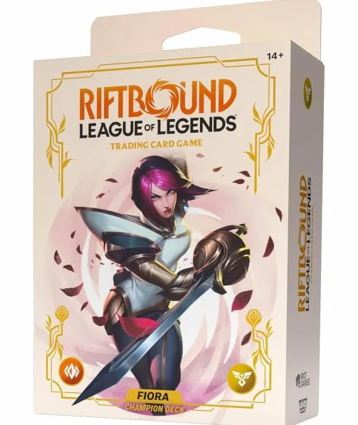 League of Legends - Tarjeta coleccionable Riftbound | Caja sellada | Edición china simplificada | Juegos de disturbios | Para coleccionistas de más de 15 años | Baraja de campeón forjada por el