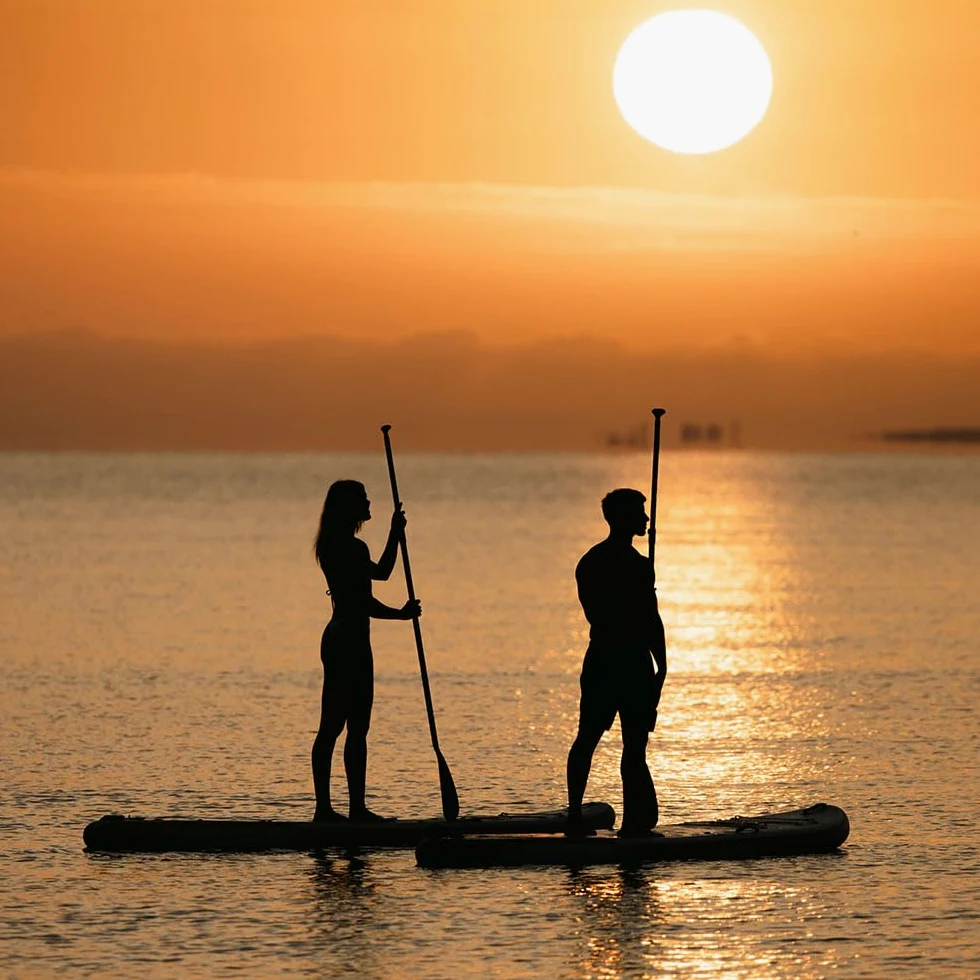 Skiffo Rivage Coral 11' – Sup Inflable 2 en 1 Kayak Completo – 335 x 86 x 15 cm – MAX 160 kg – Estable y versátil – Diseño único
