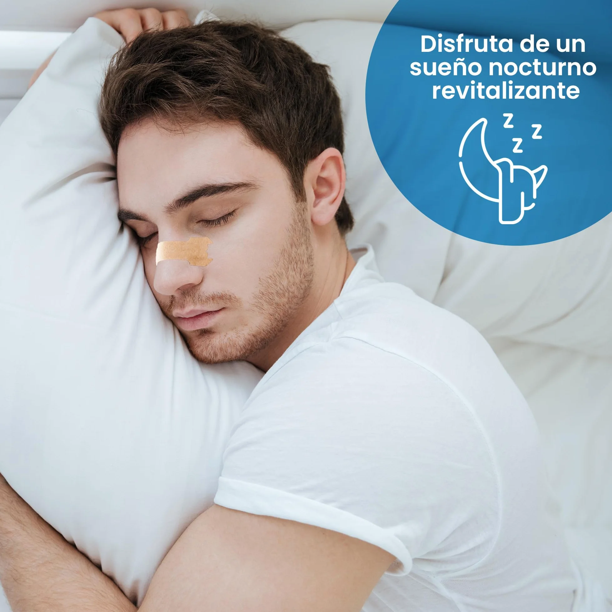 Tiras Nasales Antironquidos Extra Fuertes 120 Unidades 19x66mm Adhesivas
