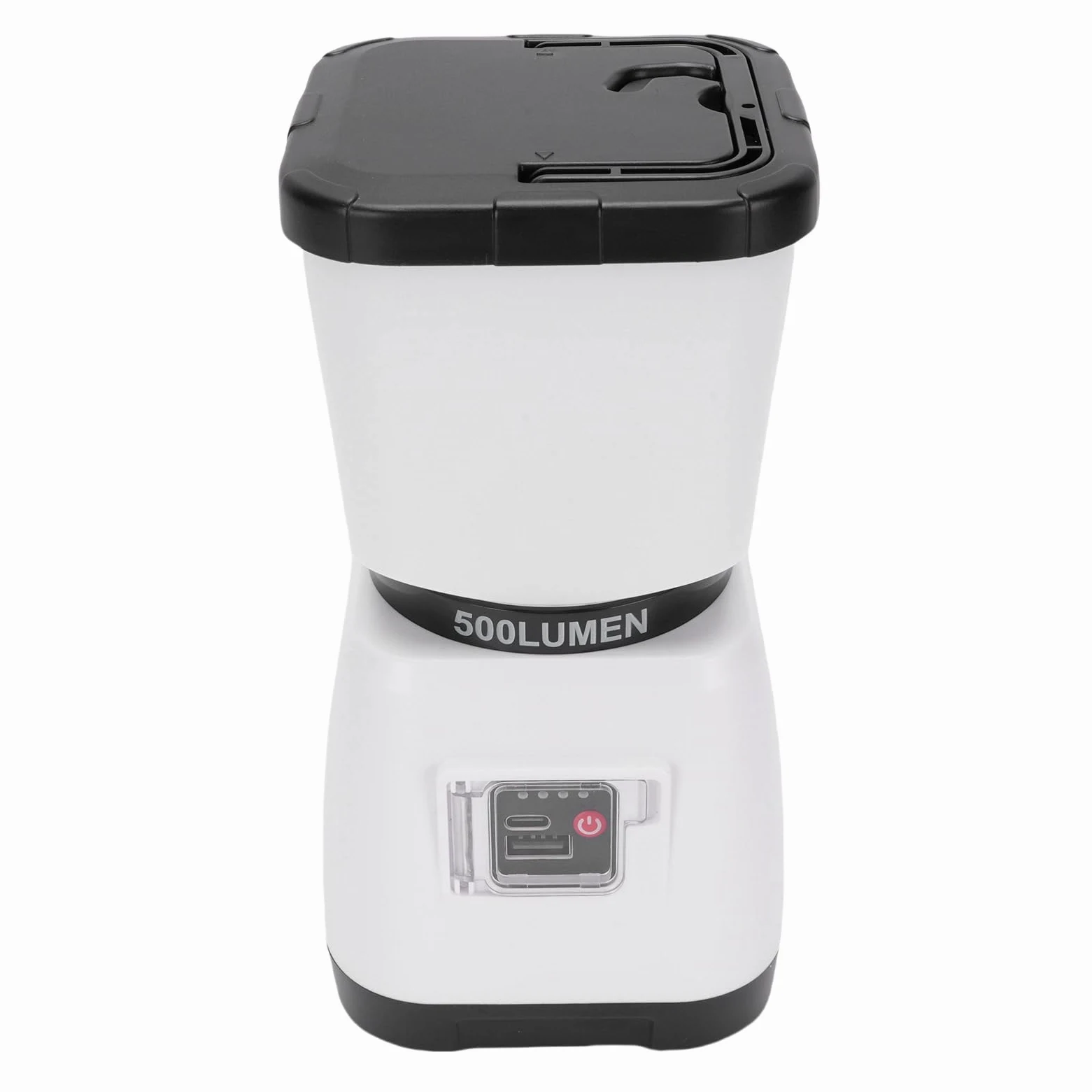 Aramox Linterna de Camping Recargable ABS 6000mAh Manivela Bateria Doble