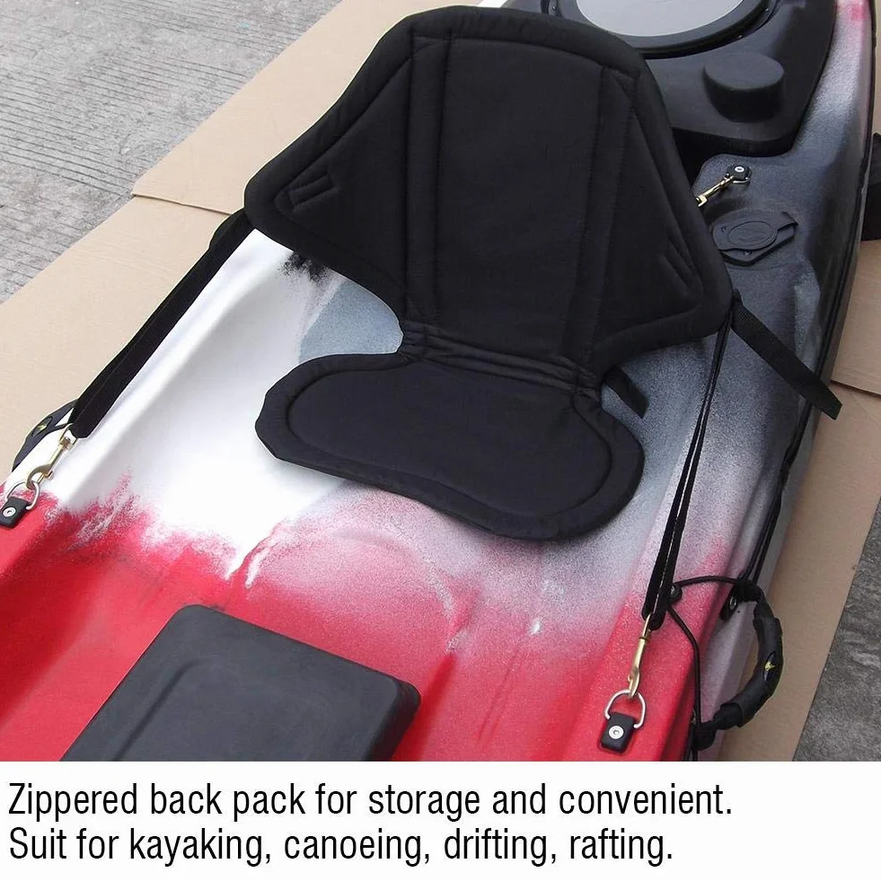 Wakects Asiento de KayakAjustable para Kayak con Desmontable para Canoa Asiento Trasero para Kayak,Respaldo para Canoa