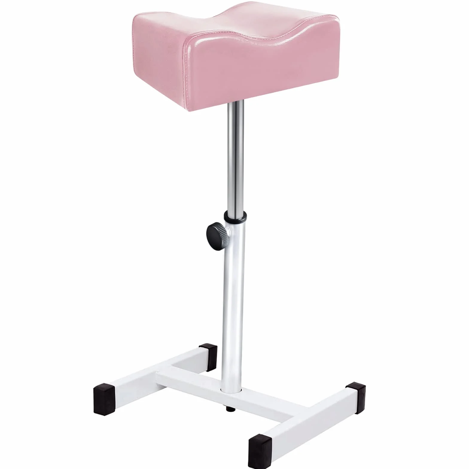 Taburete de pedicura Ajustable Profesional para Salón SPA, Soporte de pies Rosa