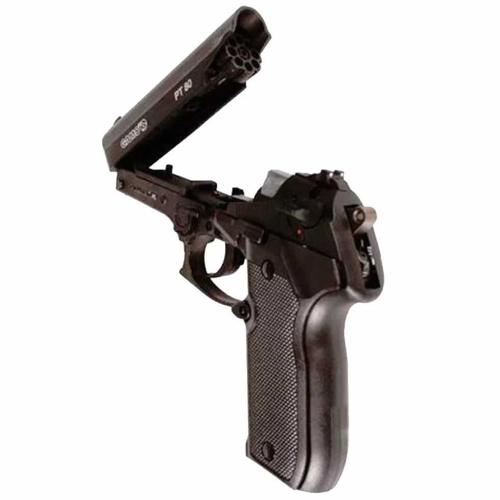 Tiendas LGP - Gamo, Pistola perdigón Gamo PT-80. Calibre 4,5 mm. 3,5 Julios + Maletín de Transporte + 250 balines + 2 Cargadores + Bombona CO2