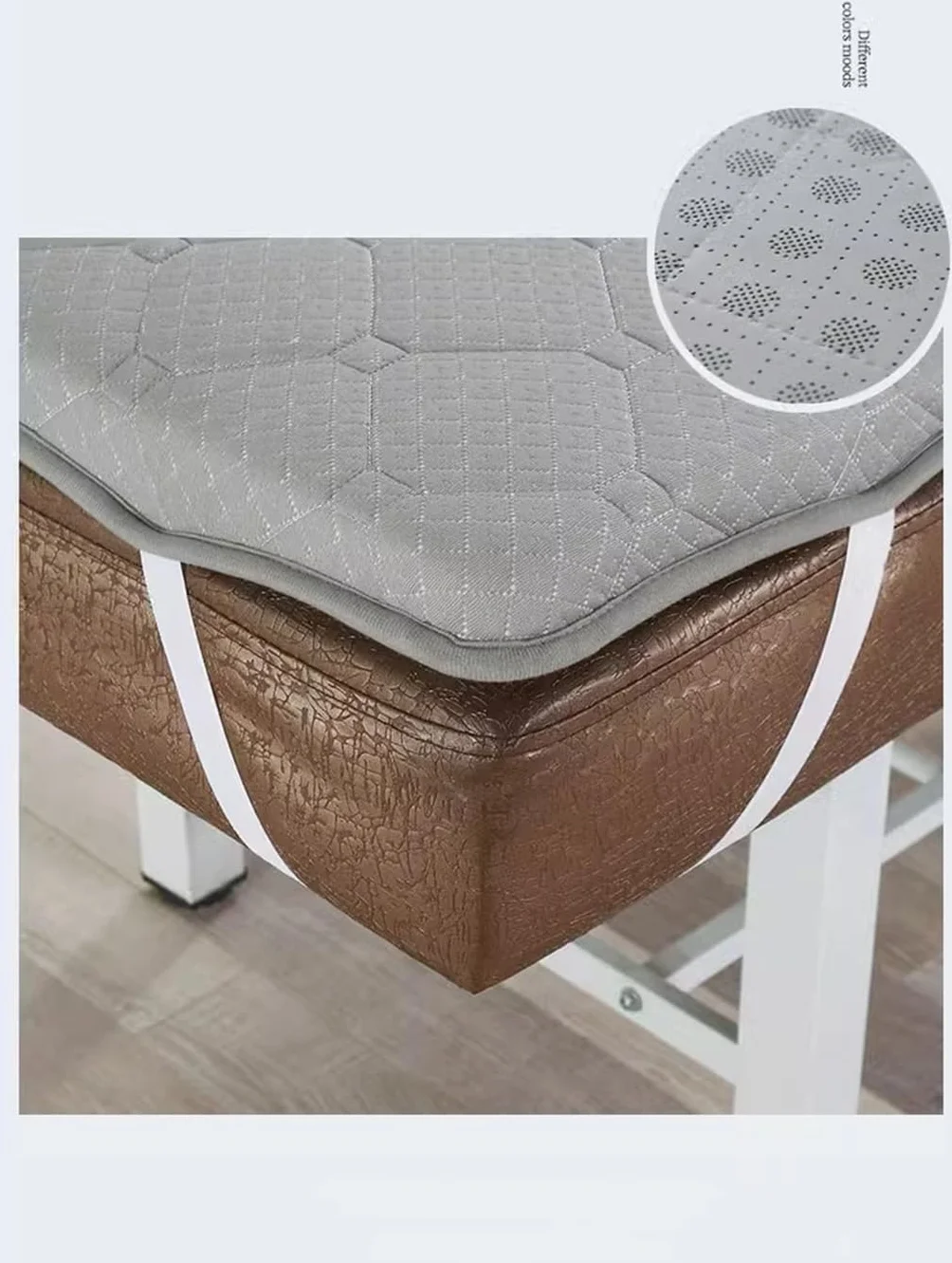Memoria Espuma Masaje Colchón Topper SPA 185x70 cm Blanco