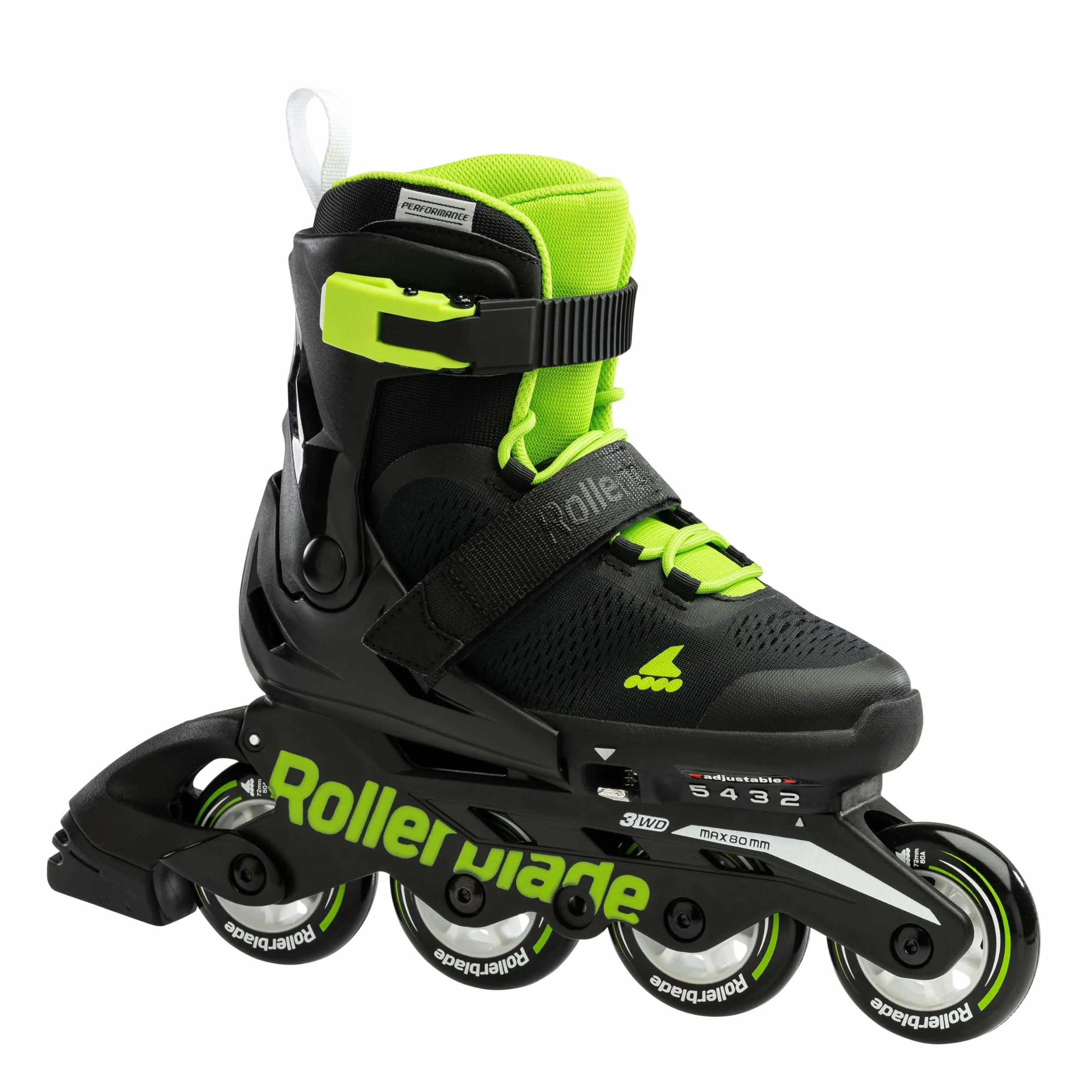 Rollerblade Patines en línea Microblade para niños, Azul Noche/Naranja, en Diferentes tamaños