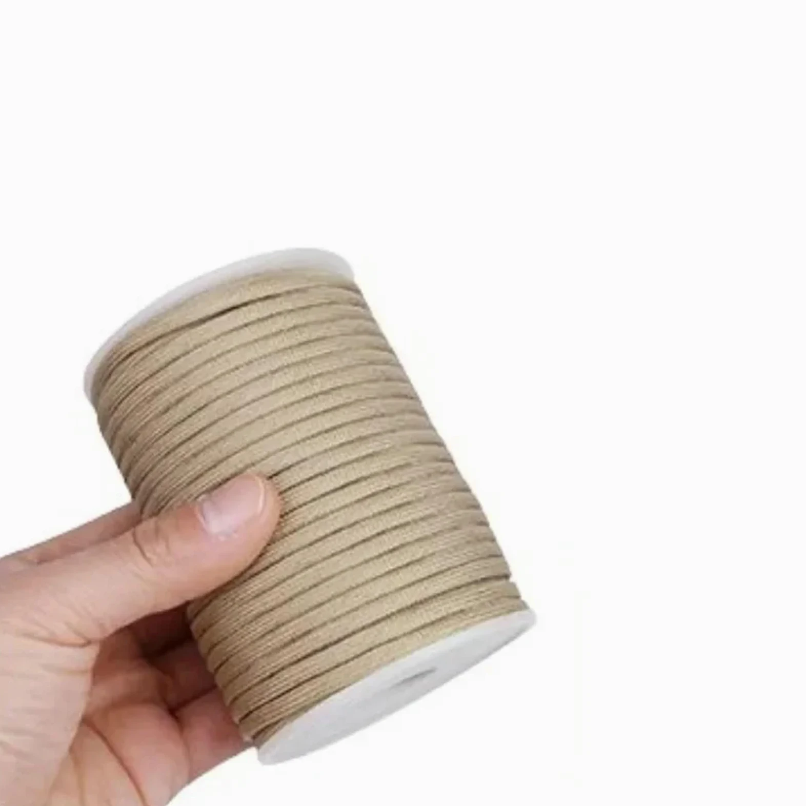 Paracorde Cuerda Paracord de 9 núcleos estándar 30M 550, Cuerda paracaídas 4mm for Exteriores, Tienda con Paraguas, Correa cordón, tendedero for Acampar(Beige,100M)