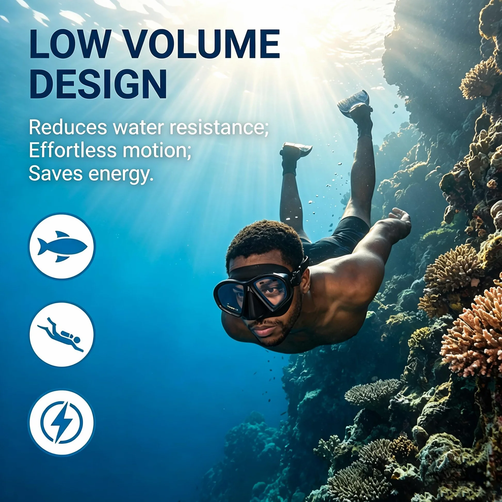 Máscara profesional de buceo libre húmeda de bajo volumen, antifugas, vidrio templado, máscara de buceo libre, buceo, apnea, pesca submarina, esnórquel tipo J