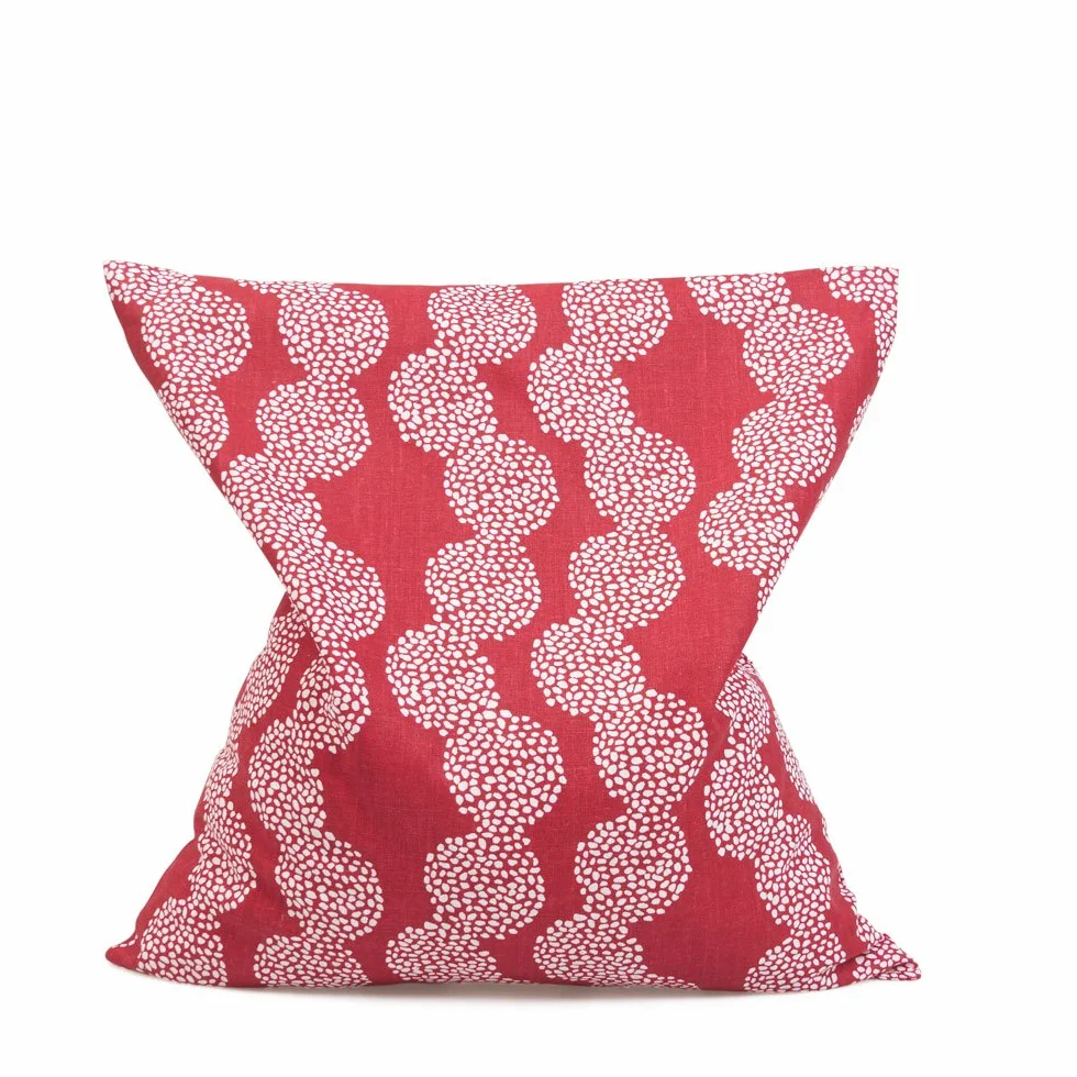 Grünspecht Cojín de huesos de cereza, 19 x 19 cm rojo Palma Spot