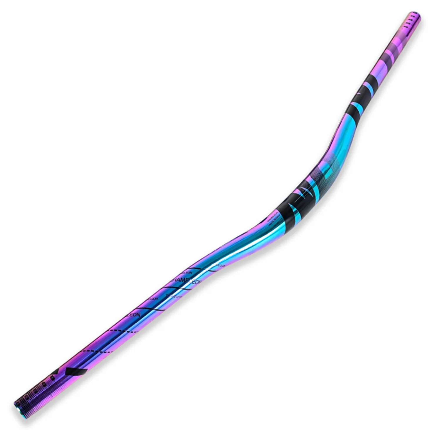 Manillar de Bicicleta de Aleación de Aluminio Colorido Arco Iris para MTB Am XC DH Racing - 31,8mm x 780mm