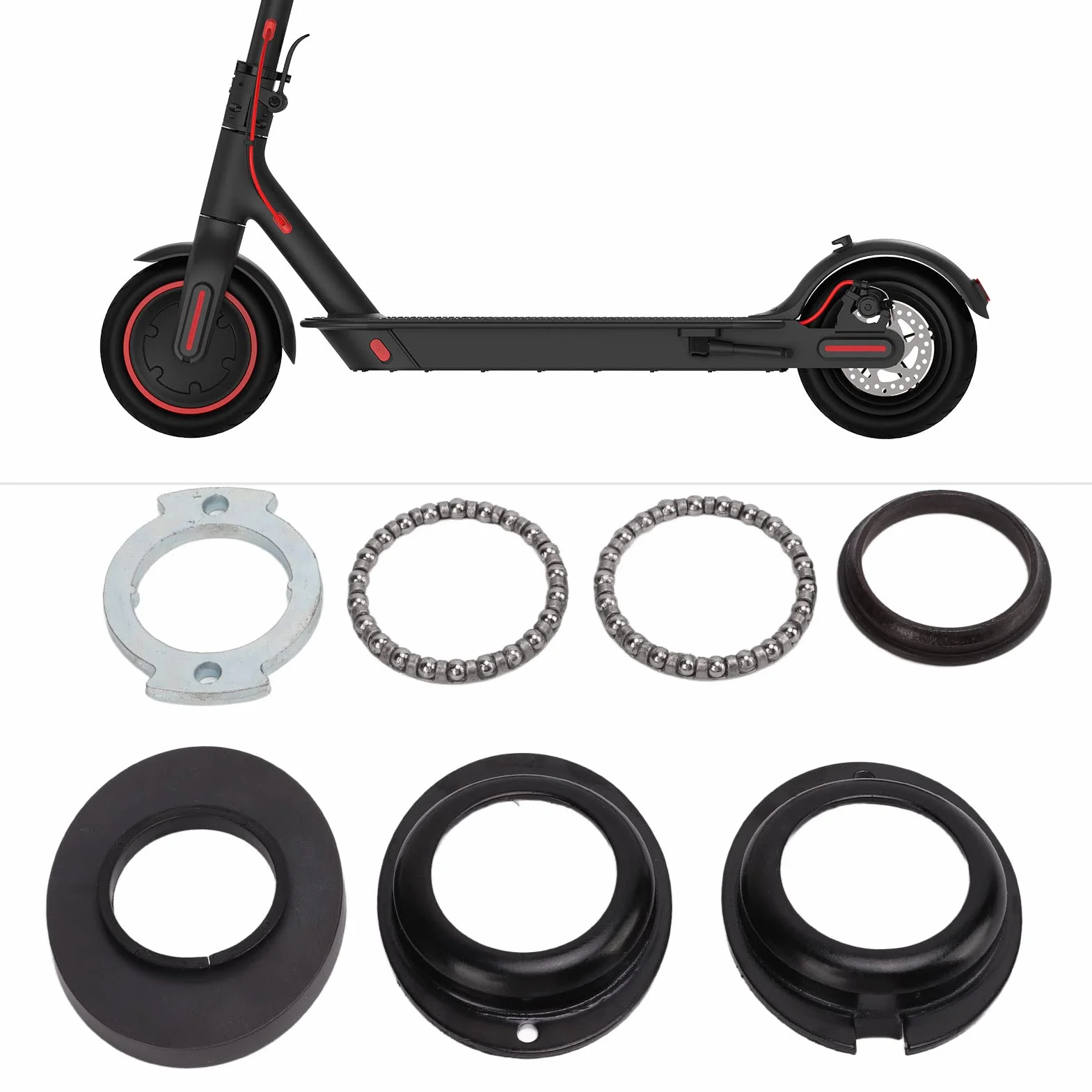 BuyWeek Rodamiento de Bolas de Dirección Cuenco de Rodamiento de Auriculares para Xiaomi M365/PRO/PRO2 de Acero de Scooter Eléctrico