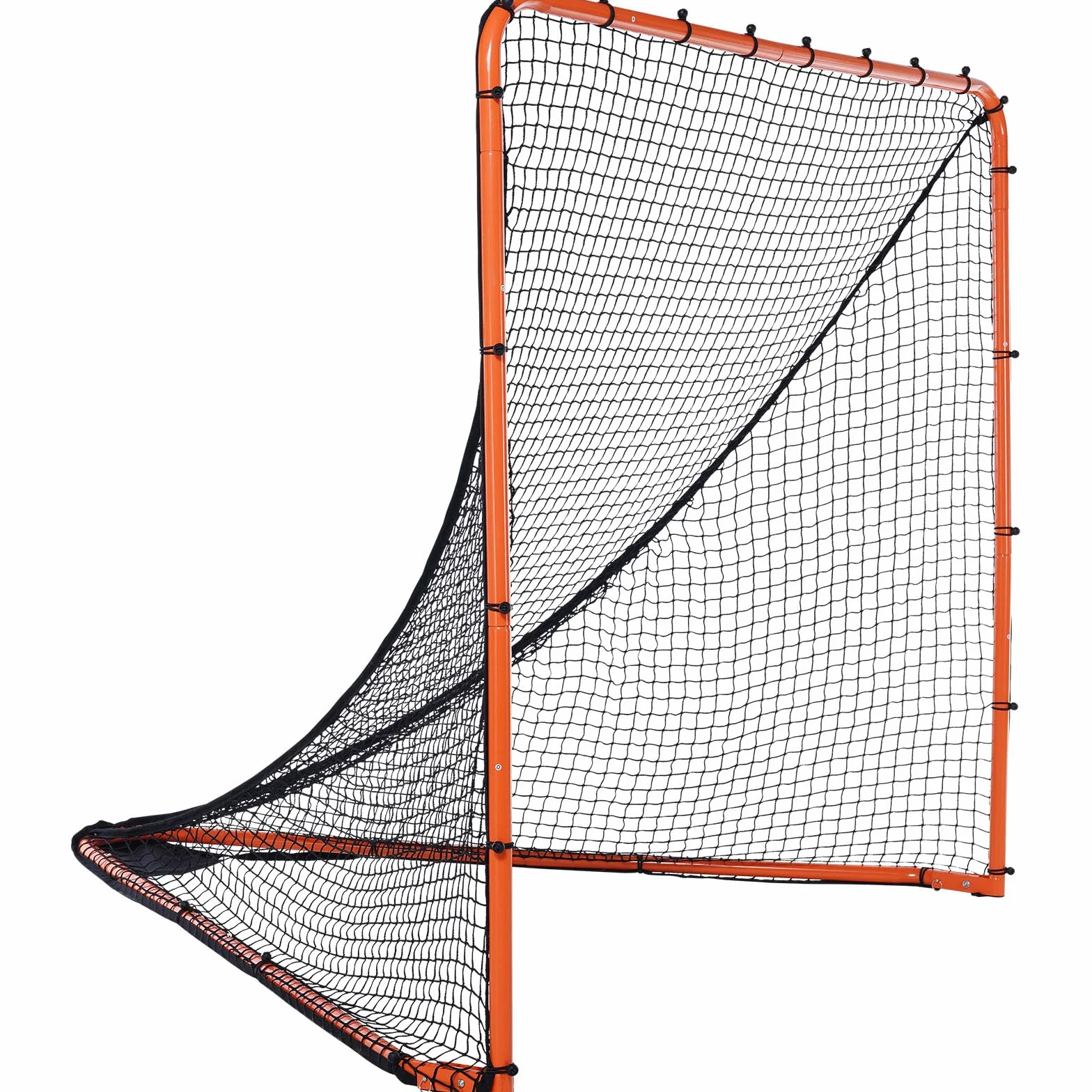 VEVOR Portería de lacrosse, red de lacrosse, equipo portátil de entrenamiento de lacrosse para patio trasero, red de entrenamiento de marco de acero, portería de lacrosse de configuración rápida y