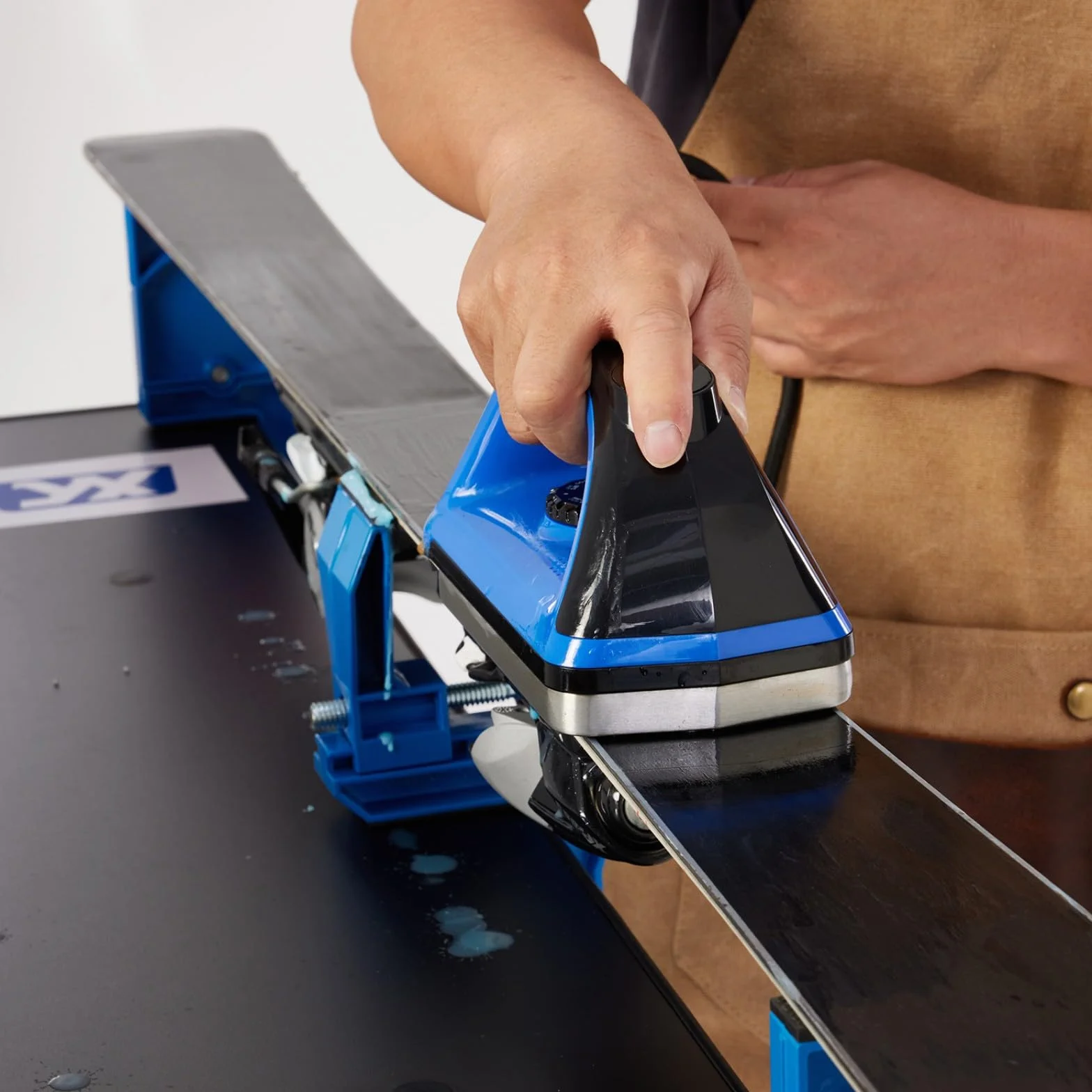 XCMAN Plancha de cera para esquí y snowboard 800W 120V