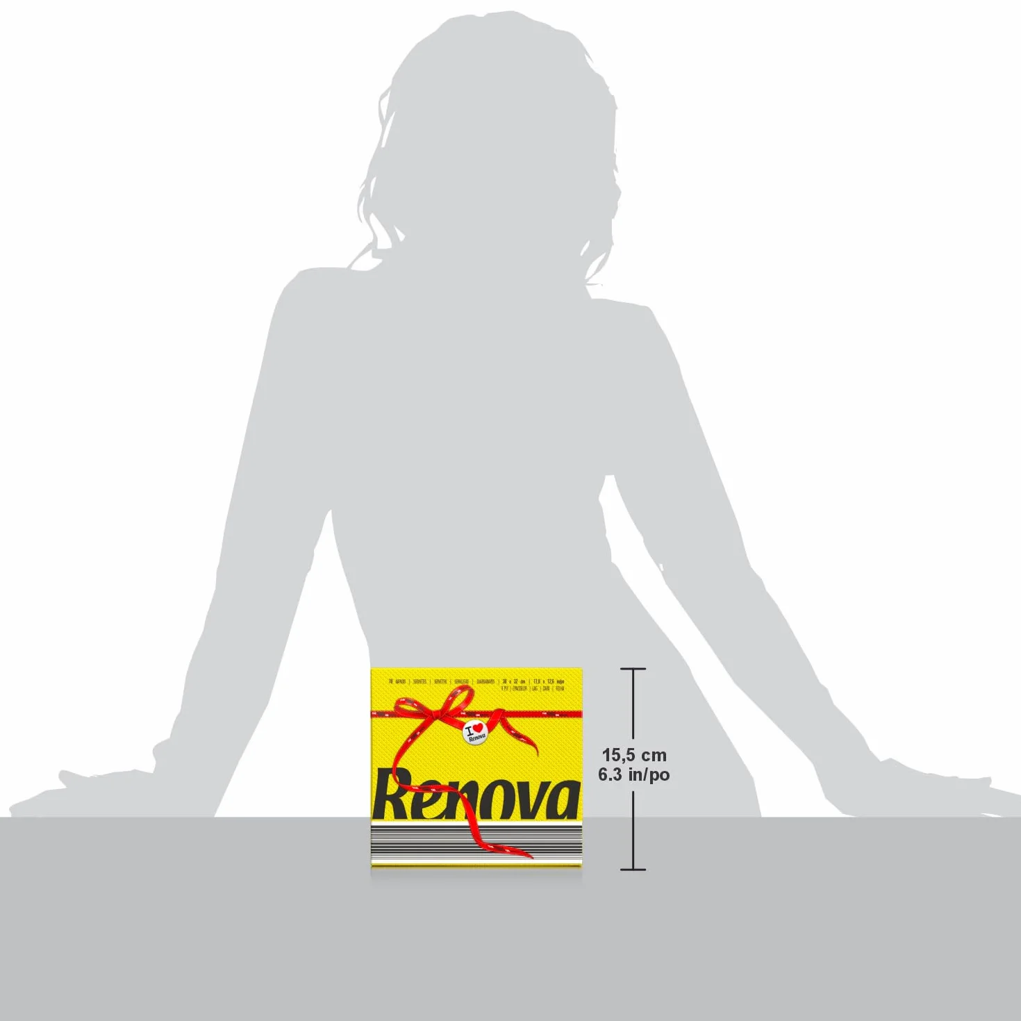 Renova Servilletas De Papel Amarillas 70 Unidades 30 x 32 cm