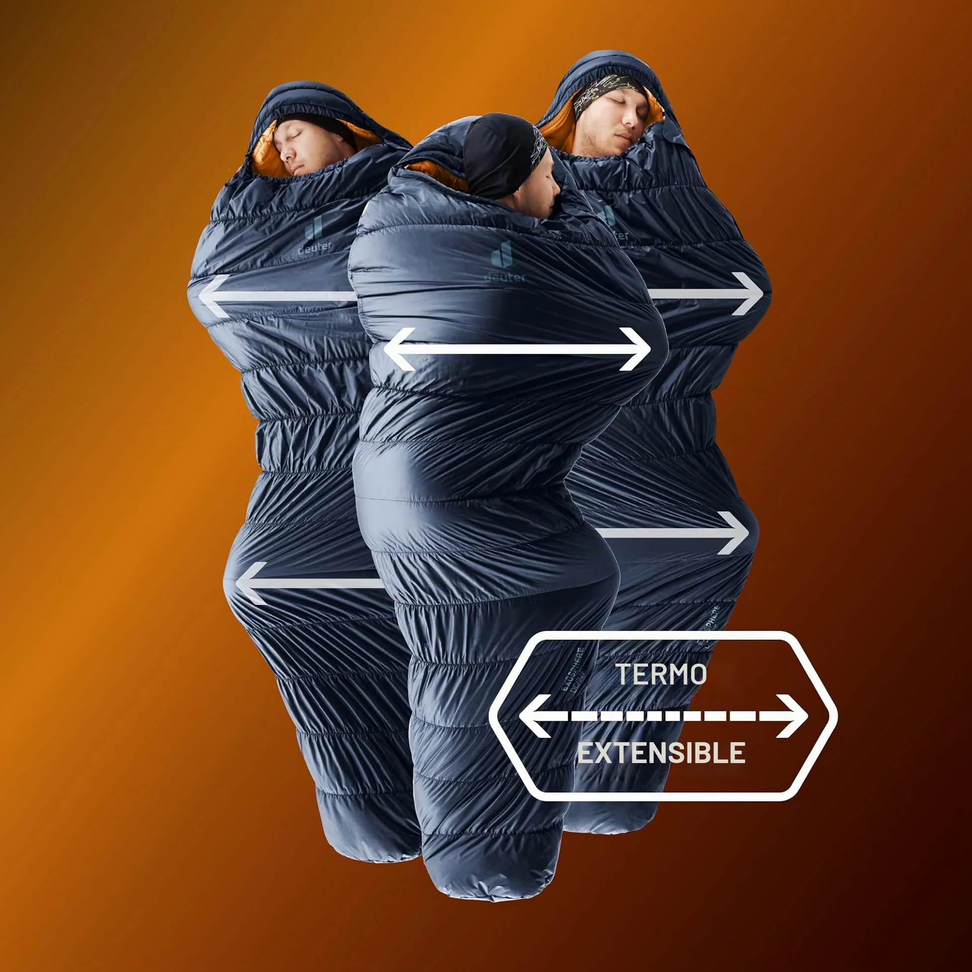 deuter Exosphere -6C/21F Saco de Dormir de Fibra sintética