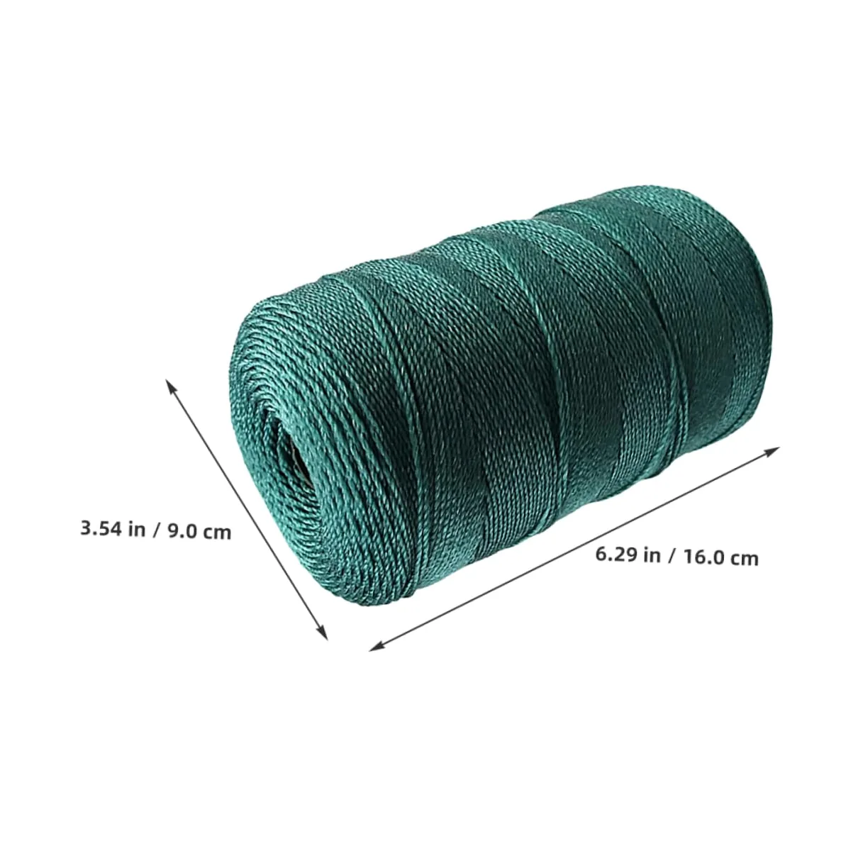 Cabilock Cuerda de Nailon Trenzada de 6 Hilos para Reparación de Redes de Pesca Resistente para Agua Dulce y Salada Paquete de 2 Unidades Cuerda Multiusos para Amarre y Reparación