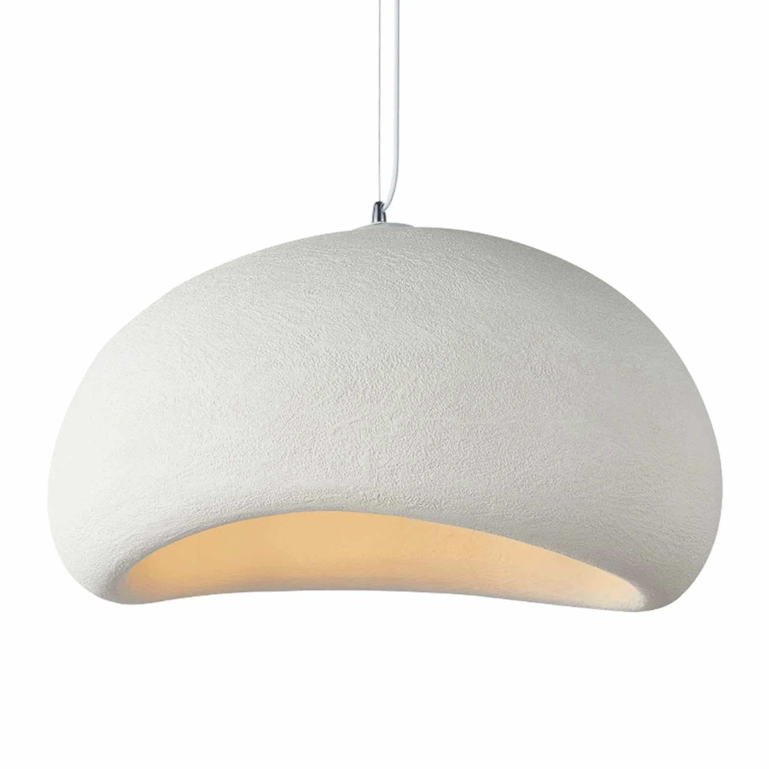 Lámpara colgante Wabi-Sabi E27 30 luces nido de pájaro japonesa
