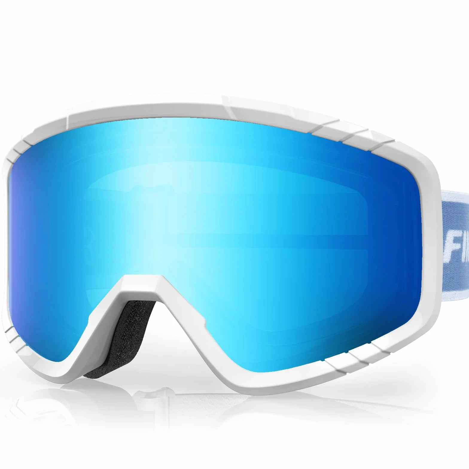 Findway Gafas de Esquí Máscara Snowboard Nieve Espejo OTG Compatible Casco