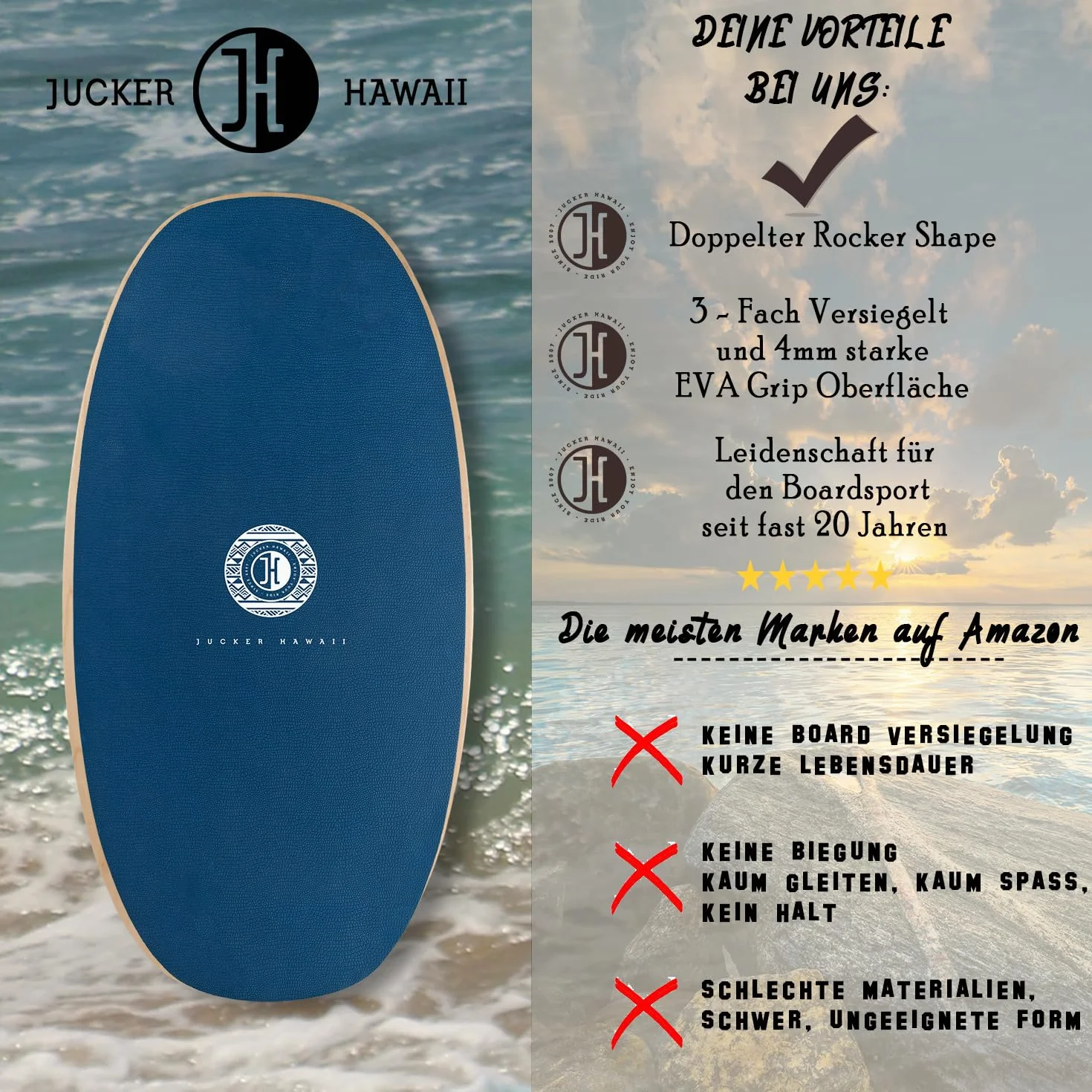 JUCKER Hawaii Skimboards - Diversión y Deportes para la Playa