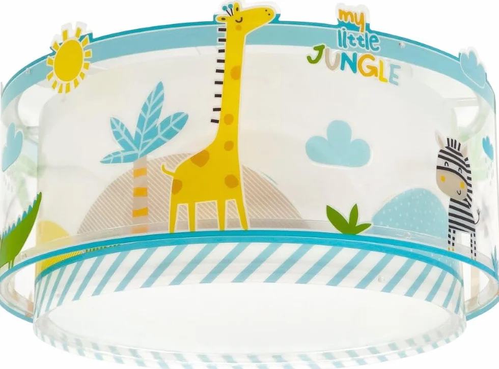 Dalber Lámpara plafón de techo infantil My Little Jungle Animales Jugla E27