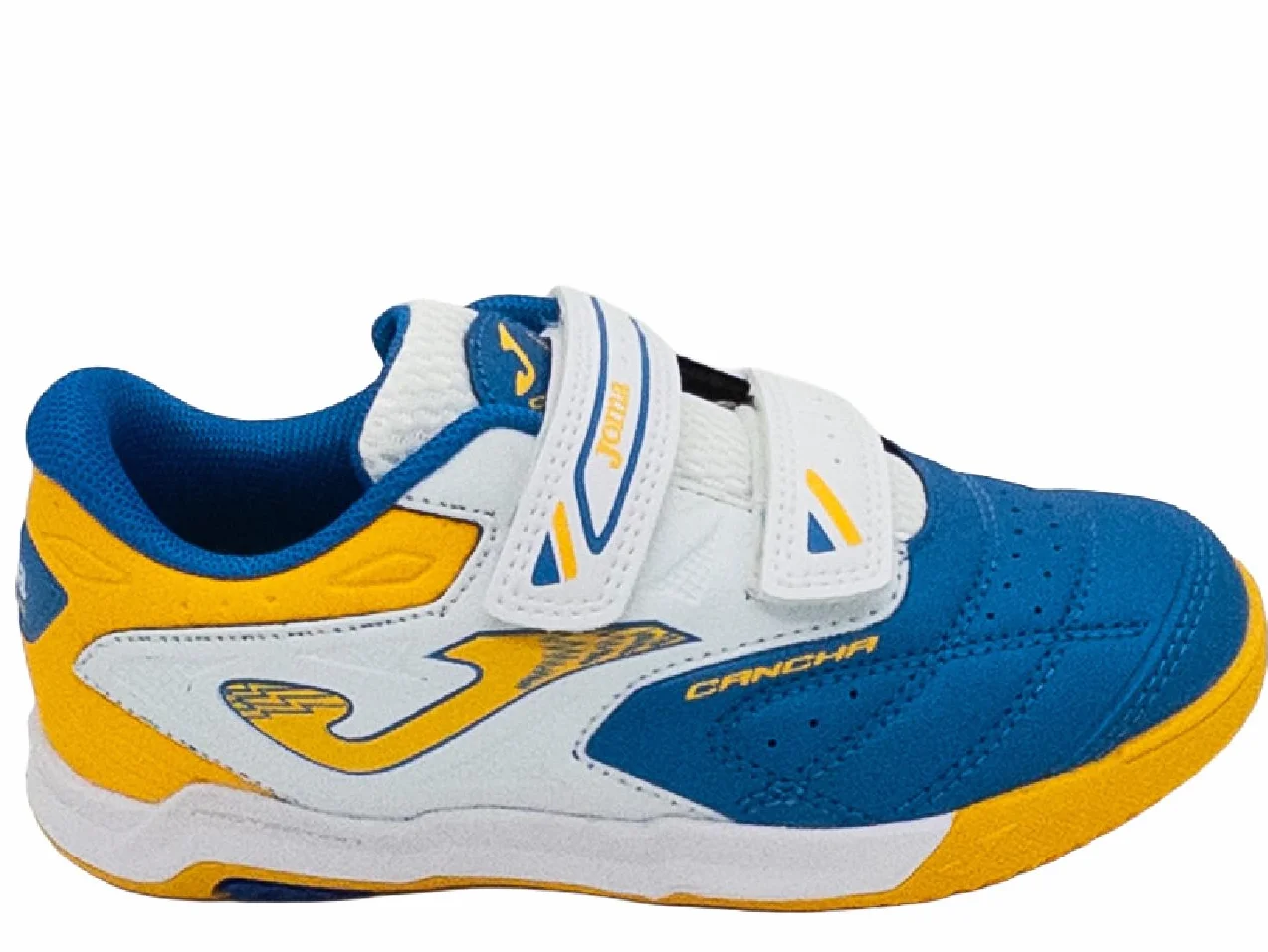 Joma CAJS2604INV Zapatilla Fútbol Sala Cancha JR Doble Autocierre Niños Royal/Blanco