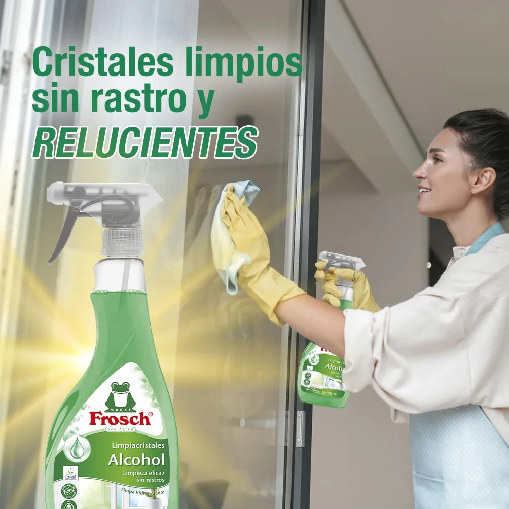 Frosch Limpia Cristales Ecológico Alcohol 500 ml