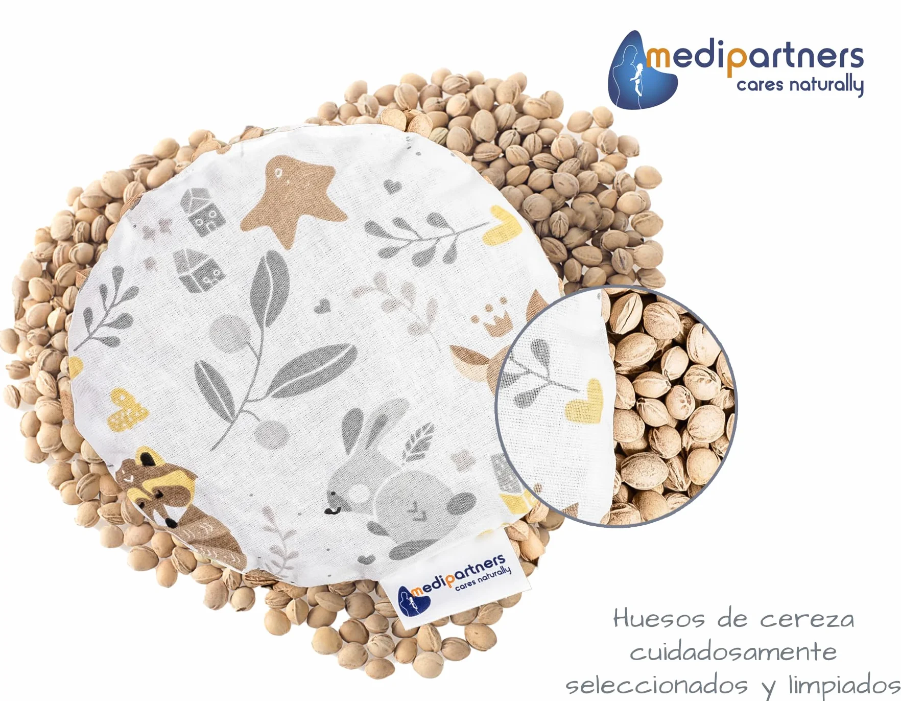 Saco de Semillas para Microondas 100% Algodón 15cm 180g Cojin Termico Ciervo