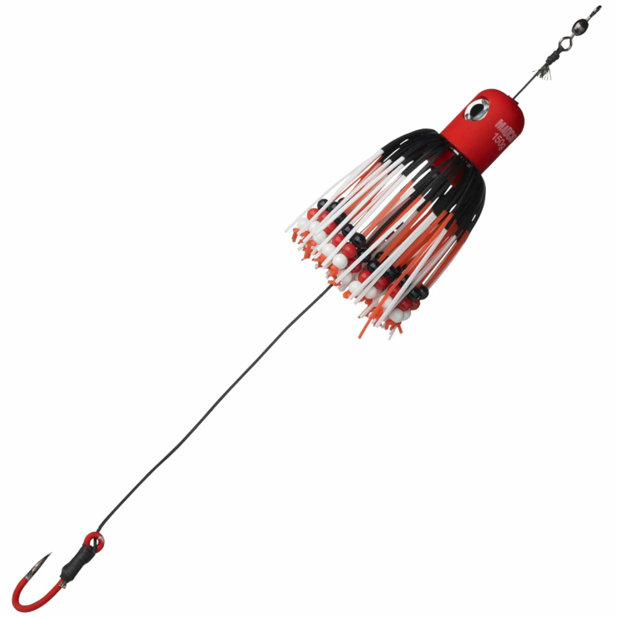 Madcat A-Static Adjusta Clonk Teaser 33 cm – Wallerteaser Tamaño/Peso/Color: Talla 8/0/100 g/Rojo