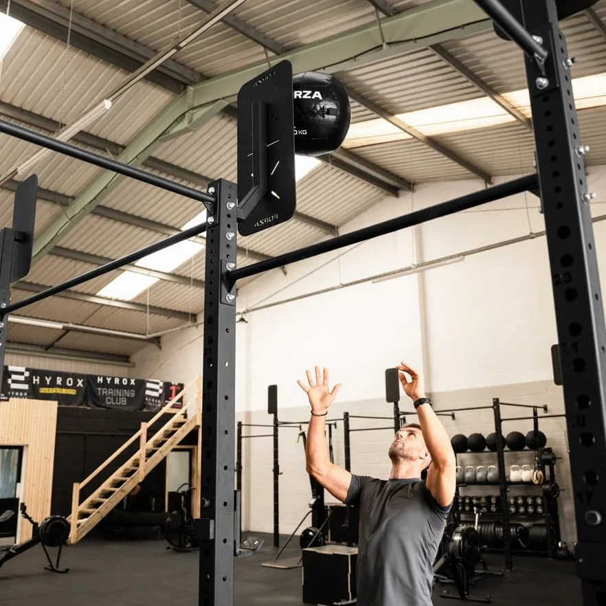 FORZA Objetivos de bola de pared Placas de acero resistentes individuales y dobles para crossfit entrenamiento funcional Alto impacto recubrimiento en polvo montaje en pared