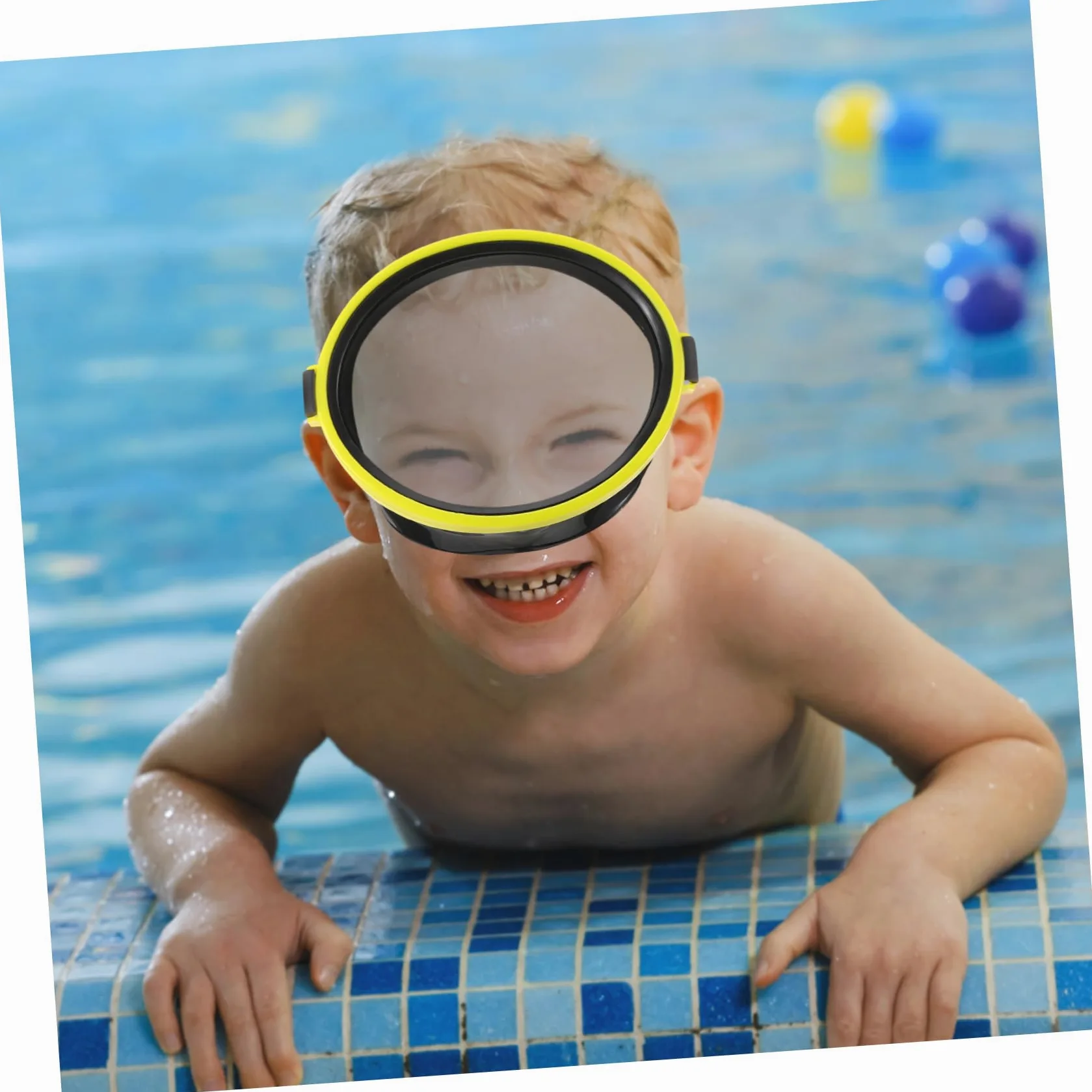 VANZACK 5piezas Máscara De Buceo Infantil Lentes Antiniebla Gafas De Divertidas Para Equipamiento De Buceo Para Exploración Acuática