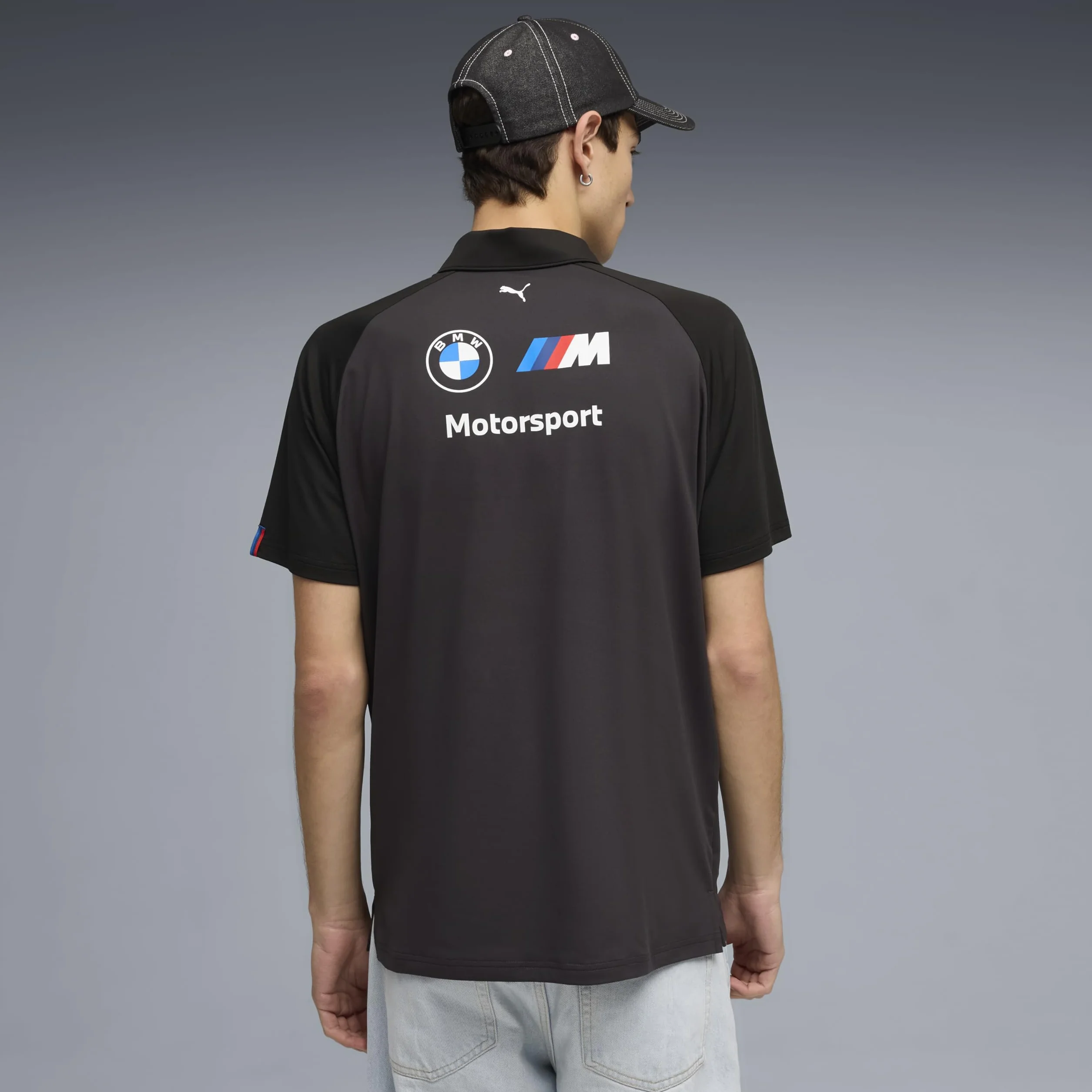 PUMA BMW M Motorsport Polo Pumatech para Hombre – Negro