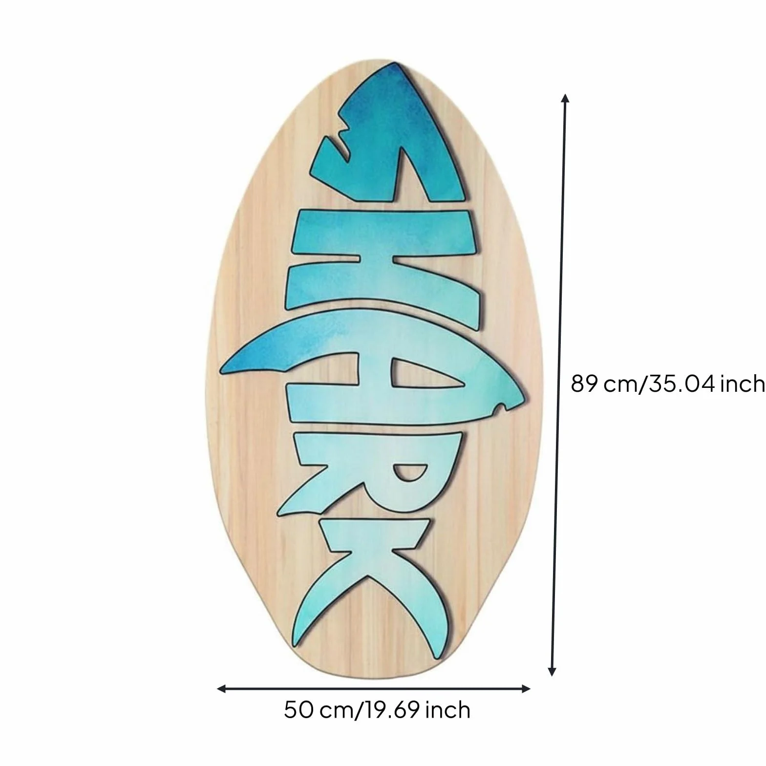 Tabla de Skimboard Ligera Tabla de Playa Madera Deporte Acuático