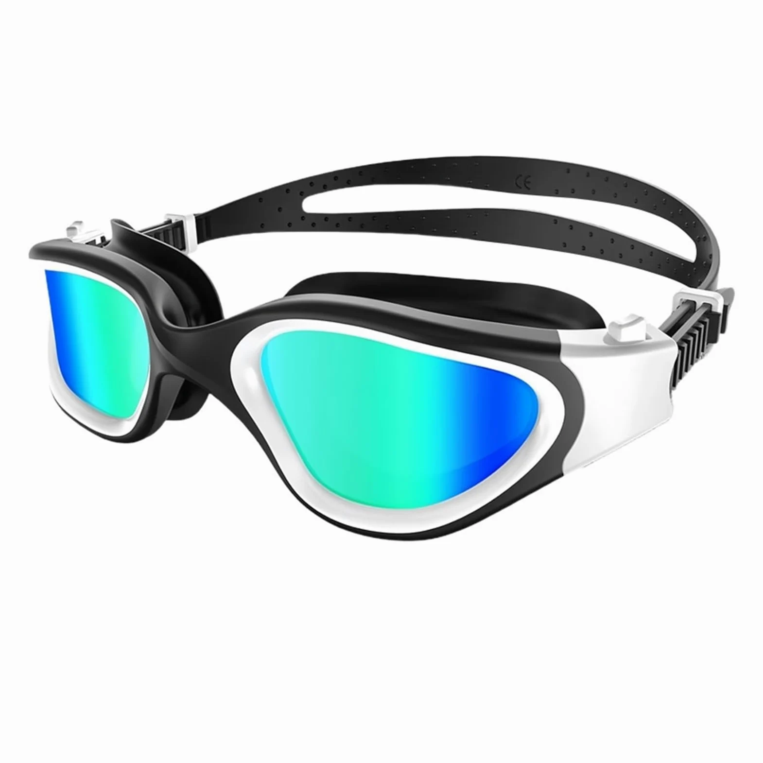 Gafas de natación for mujeres, hombres, no antiniebla, UV, unisex, for adultos, de silicona, ajustables rápidamente, for nadar y bucear gafas de natación