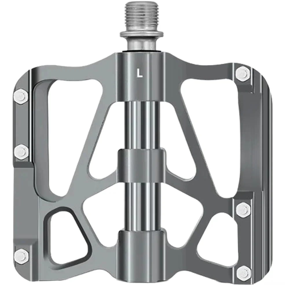 Pedales de bicicleta de montaña de aleación de aluminio de 9/16 pulgadas, placa ancha, con 3 rodamientos sellados, para bicicletas de carretera y plegables