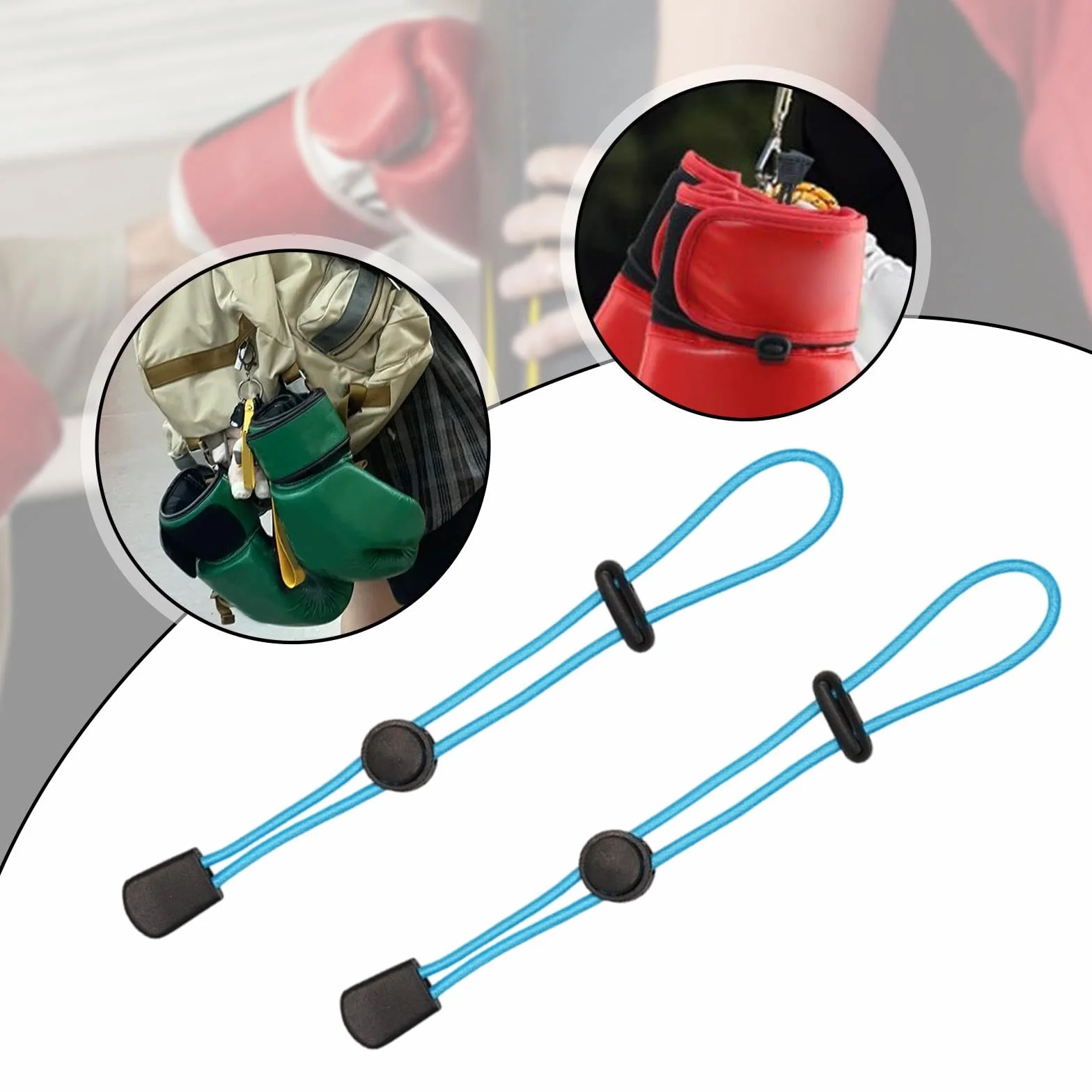 Correa de Transporte para Guantes de Boxeo, Colgador, Percha de Entrenamiento, Estante de Almacenamiento, Correa Ajustable para Saco de Boxeo,