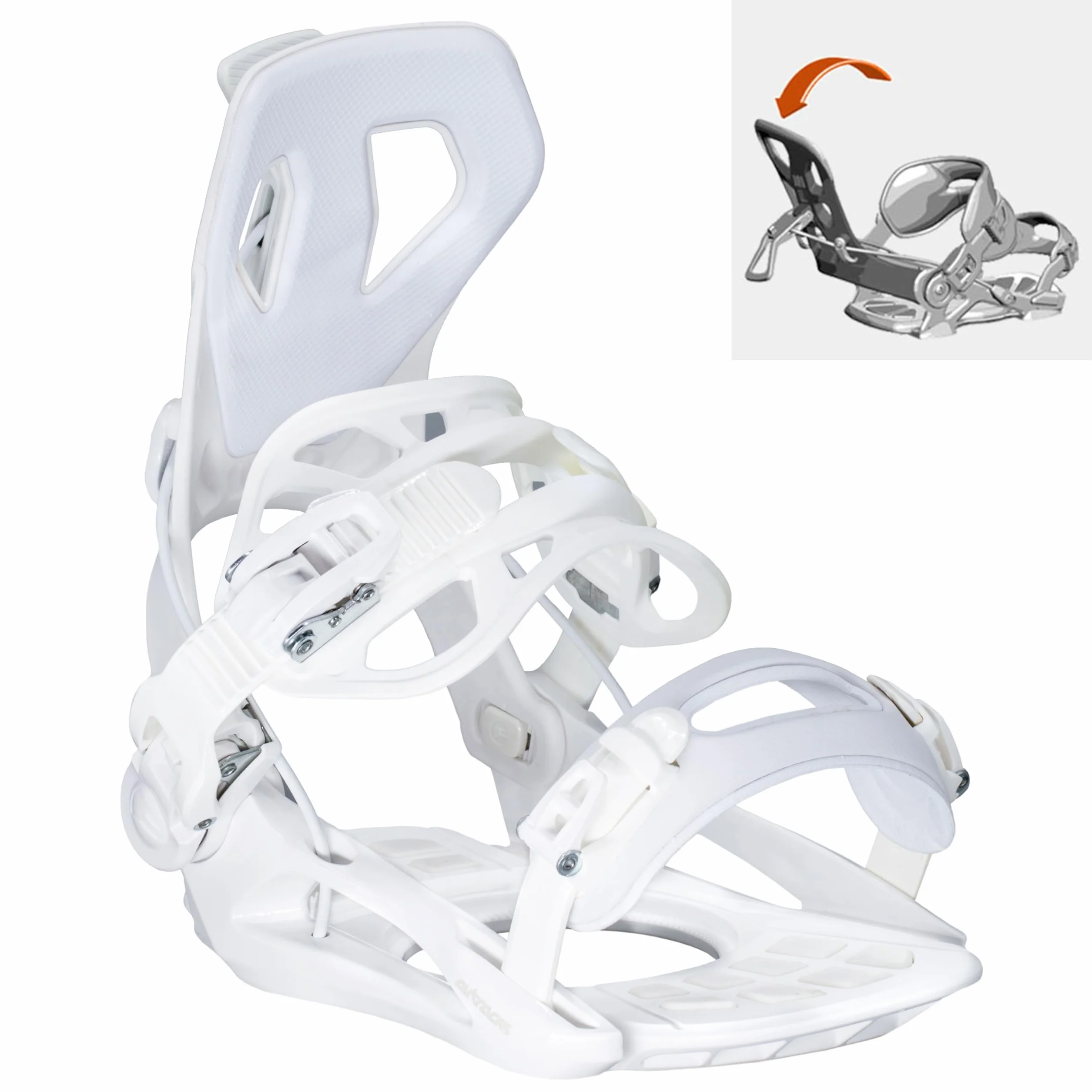 AIRTRACKS Snowboard Set (Paquete Completo) Tabla Akasha Mujer+Fijaciones Master FASTEC W+Bag/Nuevo