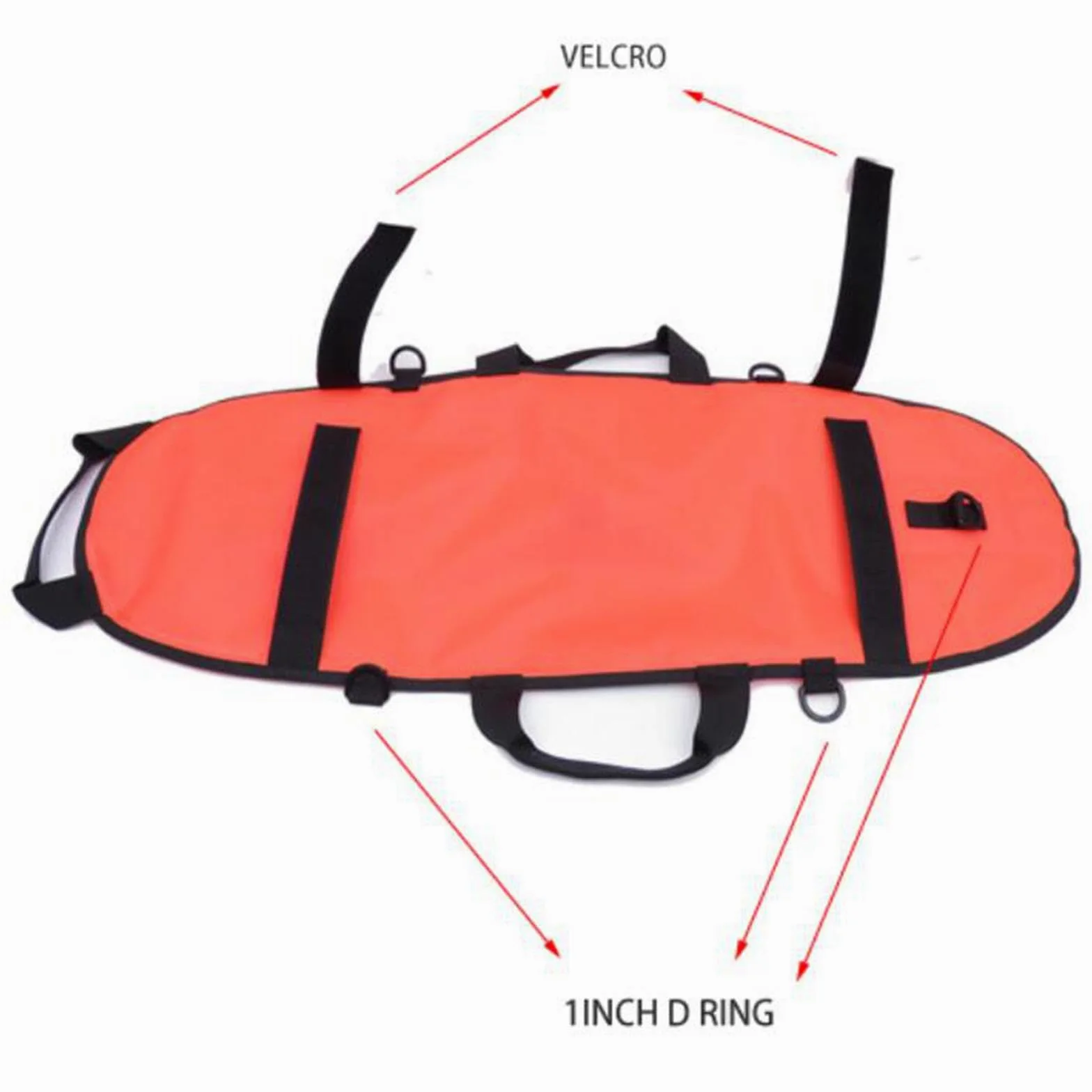 Boya de Buceo fiable, Equipo Esencial para buceadores y apneístas. Resistente y portátil. Boya de Buceo con inflado para señal de Seguridad en el