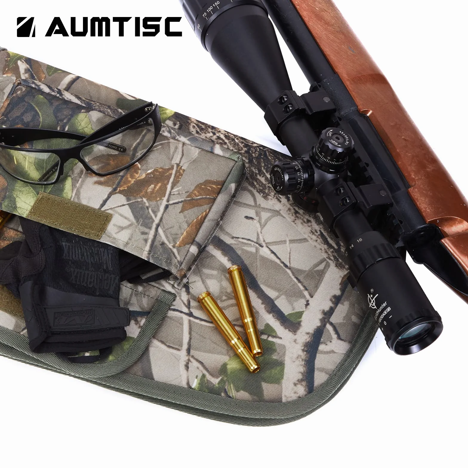 AUMTISC Estuches Blandos para Rifles Estuche Largo para una Sola Pistola para Escopeta o Rifle Estuches para Armas de Fuego de Tiro al Aire Libre con Acolchado de Espuma Estuche para Pistola clásico