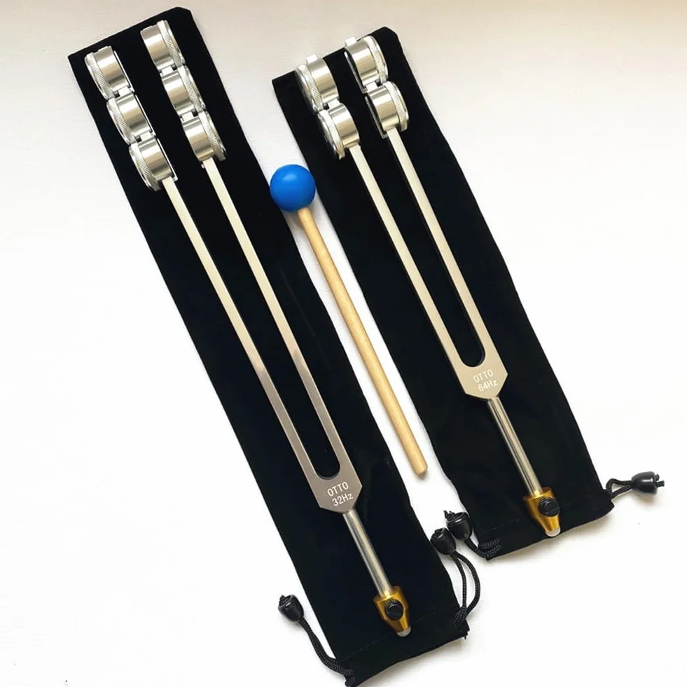 Herramienta de Diapasón de Aluminio 64 Hz para Terapia de Diagnóstico de Vibración y Sonido Curativo