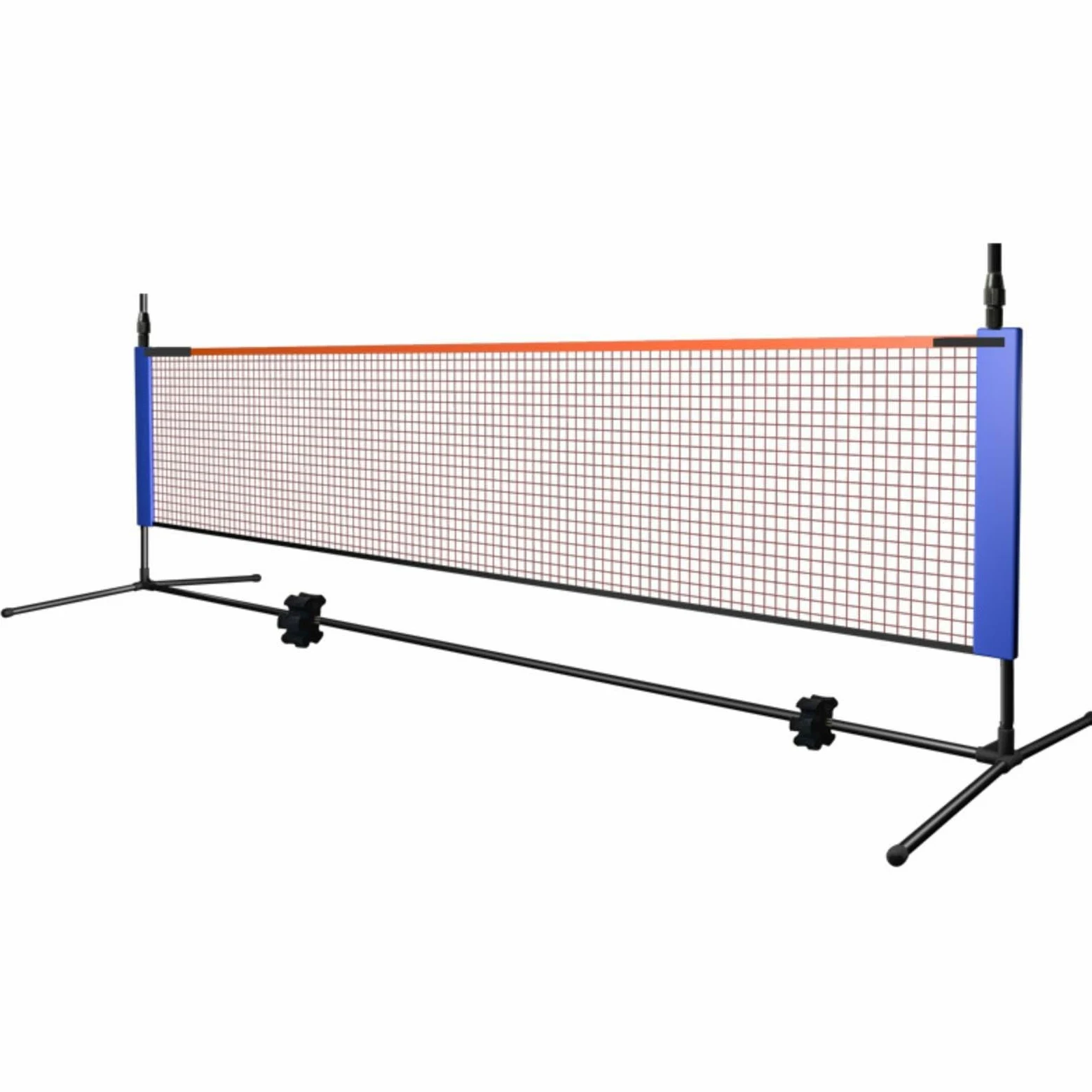 MERIGLARE Red Portátil de Bádminton Red de Bádminton Red con Base Red Desmontable con Marco de Metal Robusto y Funda de Almacenamiento Adecuada para Práctica Clases Centros Deportivos