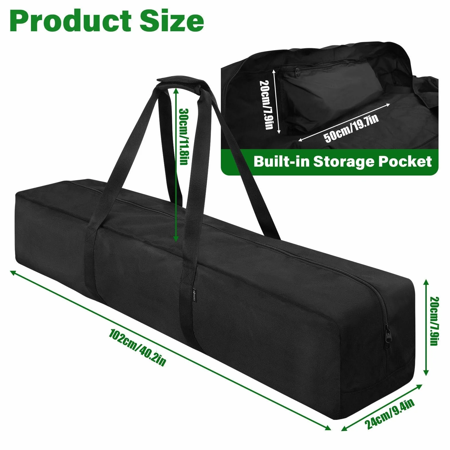 Croquet, bolsa de almacenamiento de croquet, bolsa de equipaje con cremallera, organizador de dispositivos deportivos, crocket de viaje para exteriores