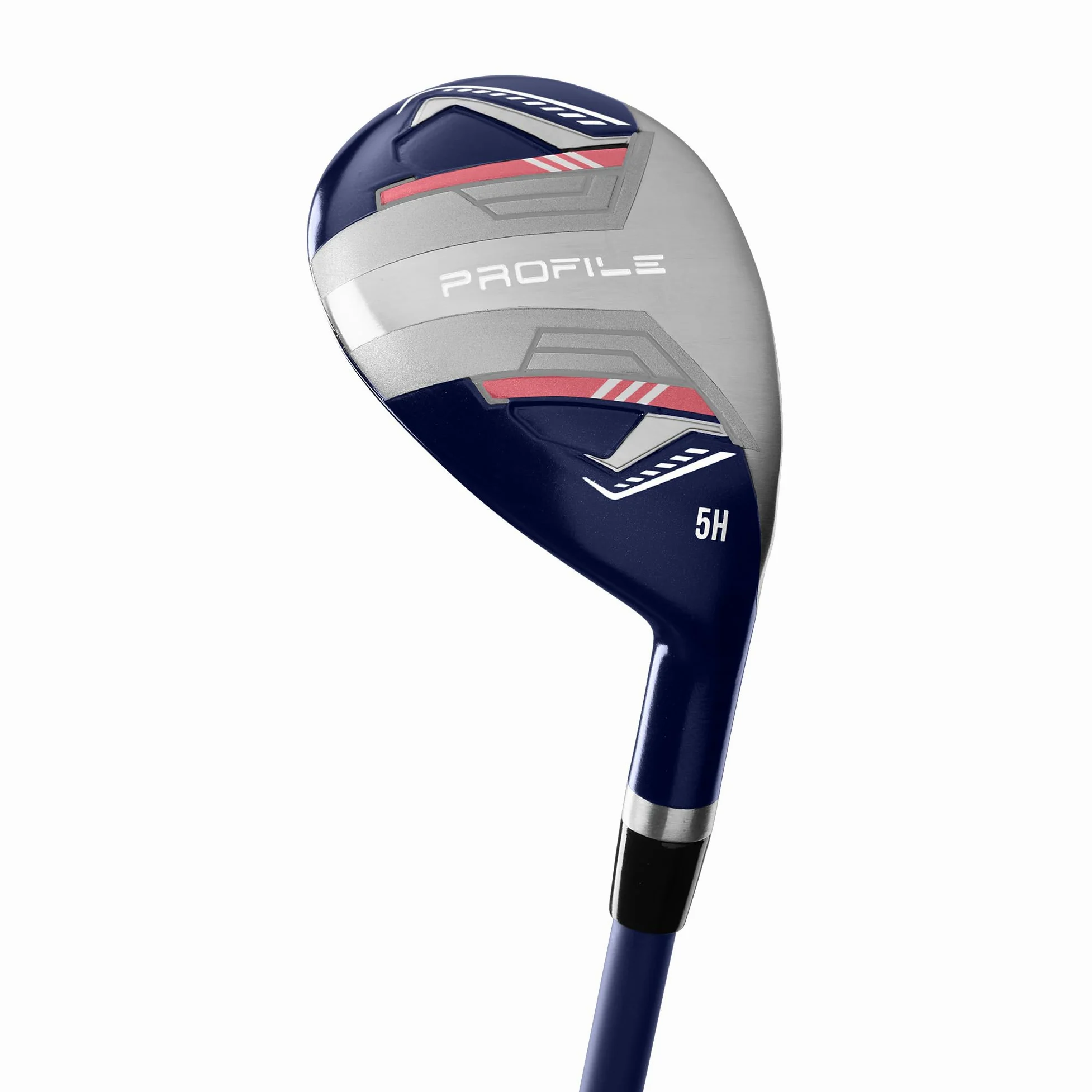Wilson Profile Set Completo de Palos de Golf, Distancia Optimizada y Diseño para Mujer, Diestro, Color: Azul Marino/Oro Rosa/Plateado, Tamaño: Estándar