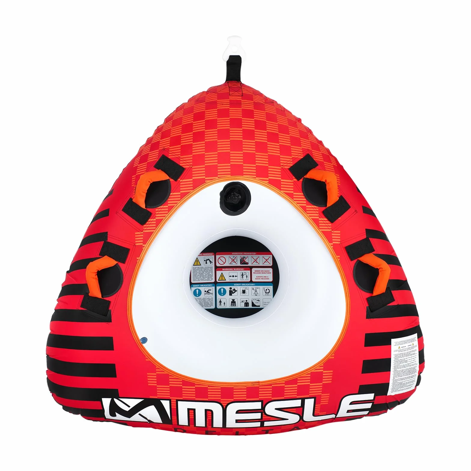 Delta Flotador de Arrastre Donut Hinchable 1 Persona con Cuerda para Barco