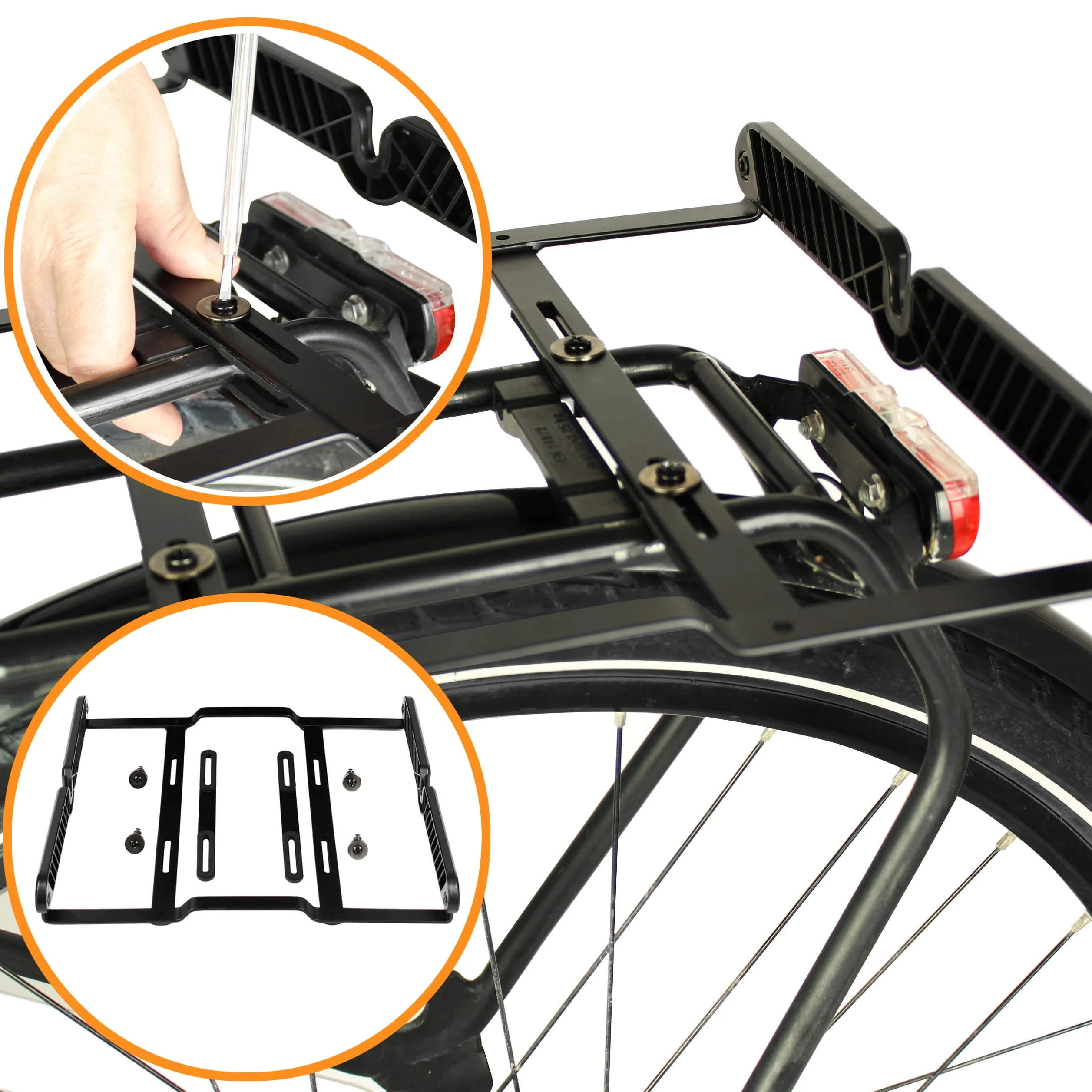 Multi 2 en 1 - Cesta para Bicicleta y Carrito de la Compra, Plegable, Incluye Soporte, manejo rápido, Bolsa para Bicicleta, Cesta de la Compra extraíble para portaequipajes