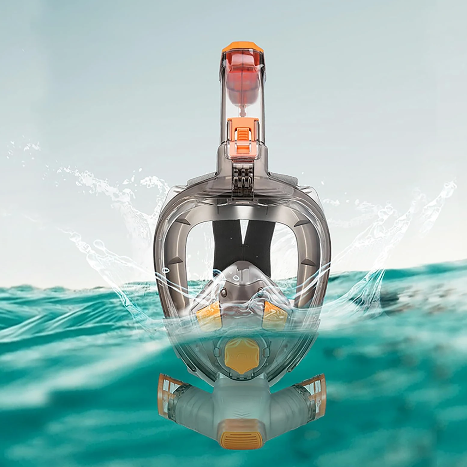 Máscaras de Buceo Máscara de natación, Snorkel seco Completo, Equipo Buceo para Uso Diario