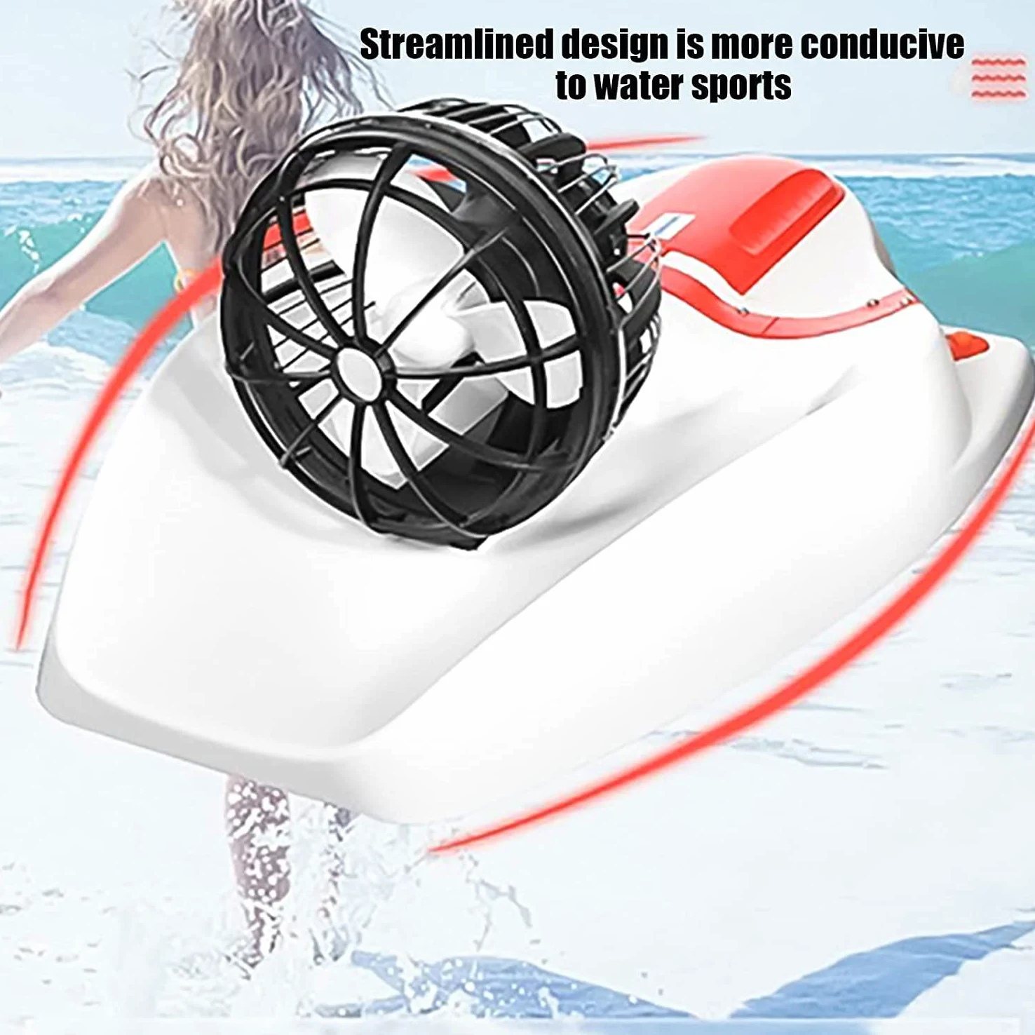 Tabla de Surf eléctrica de hidroala, hélice de Agua de Buceo y natación, Tabla Flotante de monopatín de mar Volador de Agua eléctrica para Buceo, natación, Aventuras de esnórquel