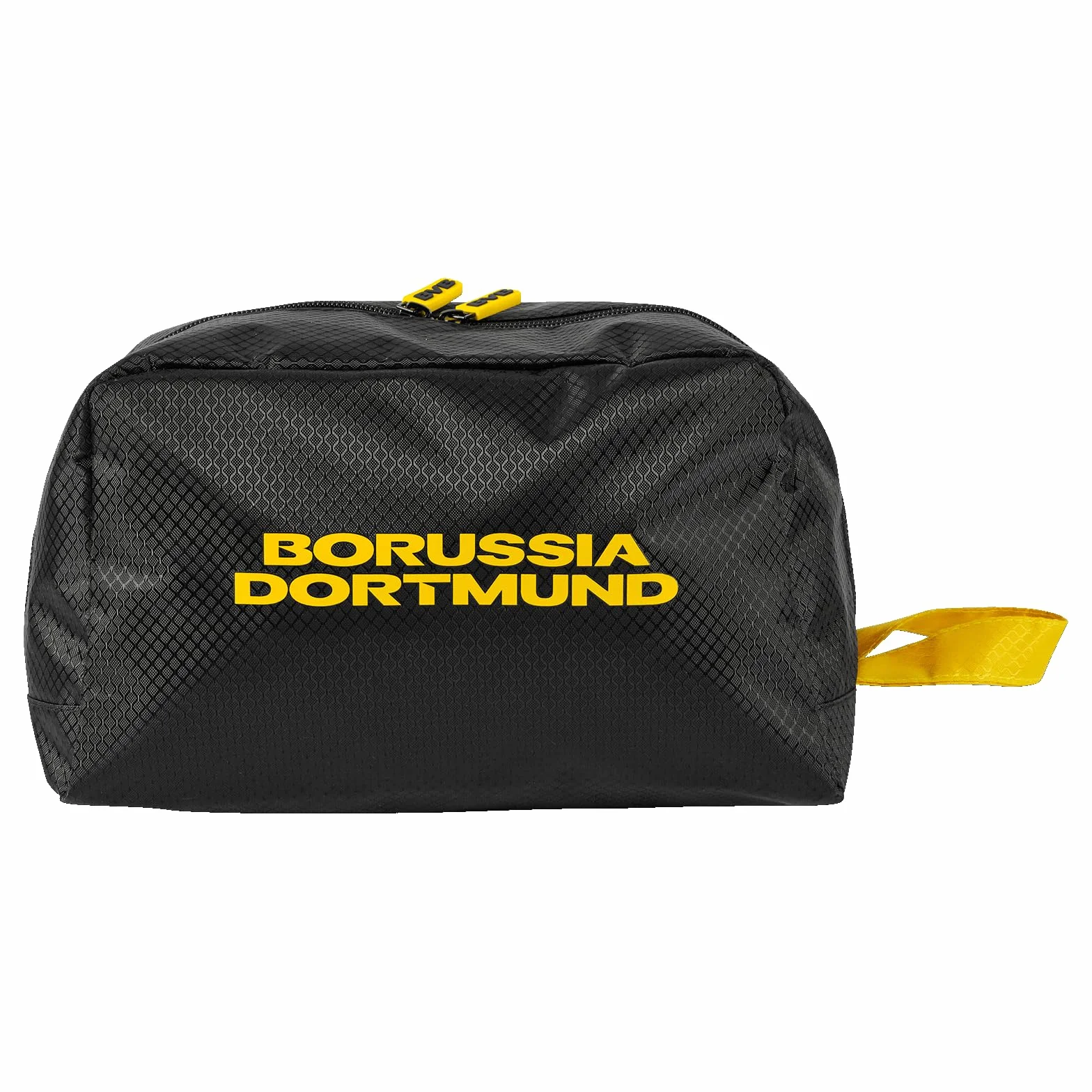 Borussia Dortmund Neceser BVB Unisex para Adultos, Color Negro/Amarillo, Negro, 27 x 14 x 16 cm
