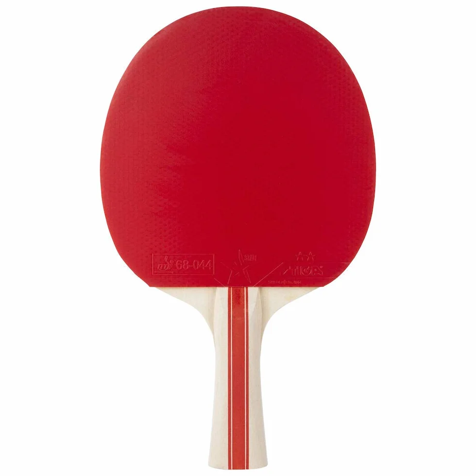 STIGA React 2-Star Pala de Ping Pong, Negro/Rojo