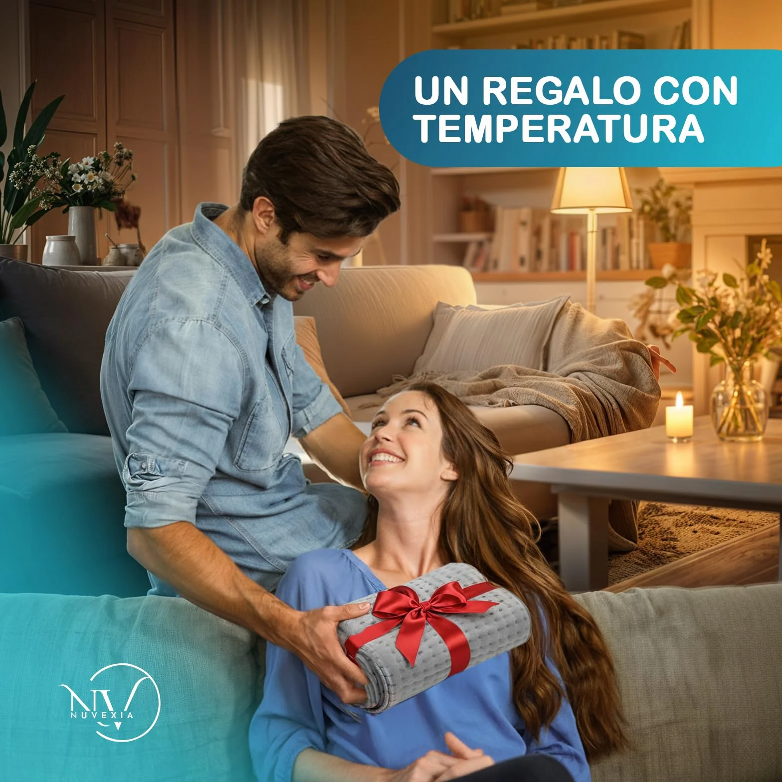 Super Manta Eléctrica Premium con 10 Modos de Temperatura + Bolsa de Transporte Almohadilla Lumbar