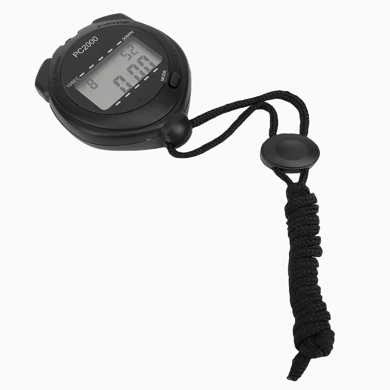 Pongnas Cronómetro Deportivo Digital Electrónico con Pantalla LCD Grande y Clara, Cronómetro + Reloj + Funciones de Temperatura, Diseño Liviano a Prueba de Golpes para Correr, Nadar y Entrenar